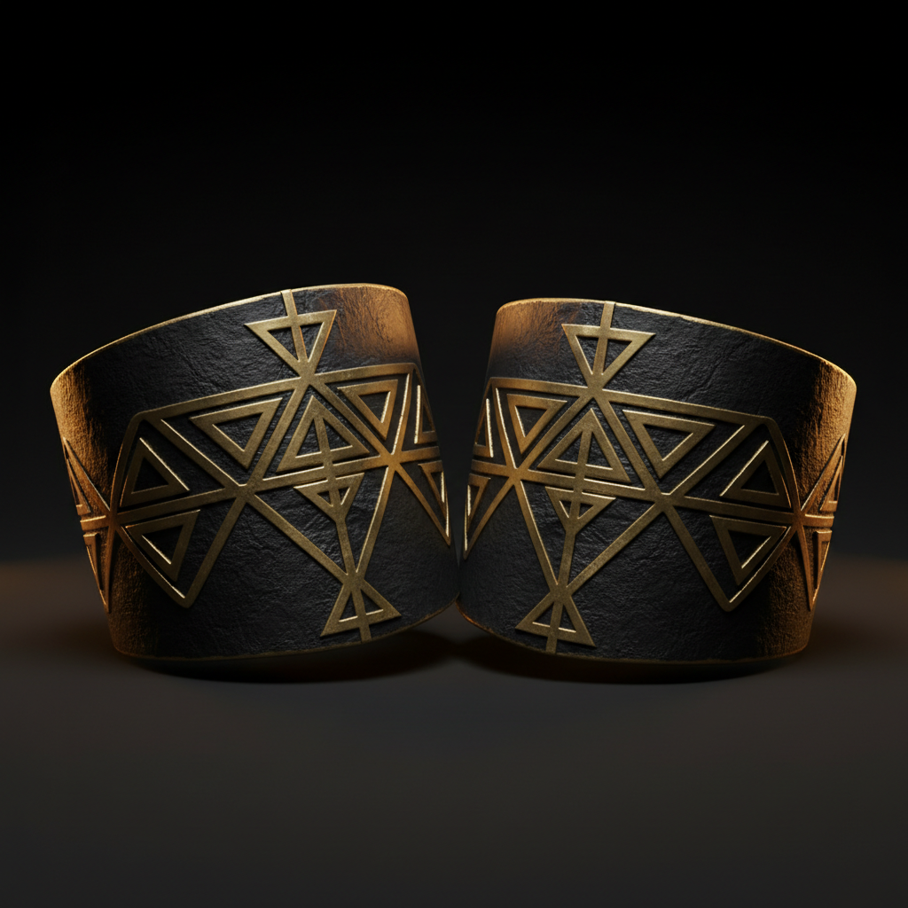 Shield Arm Cuffs — Men's