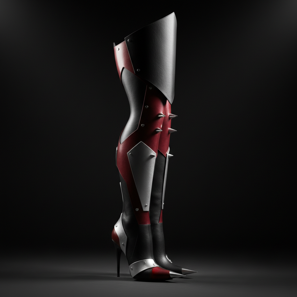 Armored Stiletto Boots — Women's
