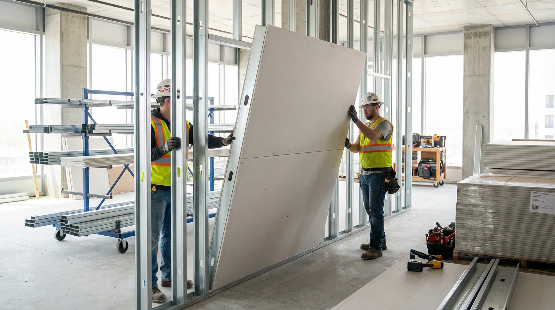 泰山卡瑞装配式装修施工现场 - 全干法施工无污染