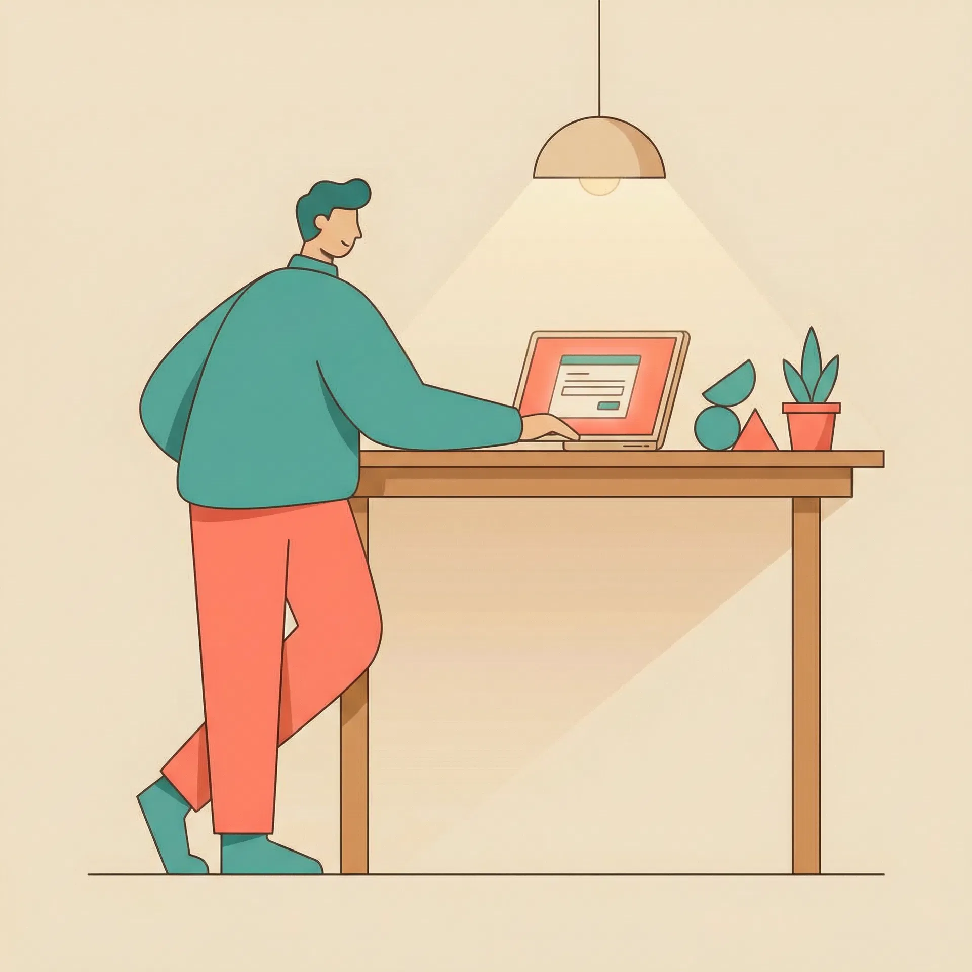 Osoba ispunjava upitnik