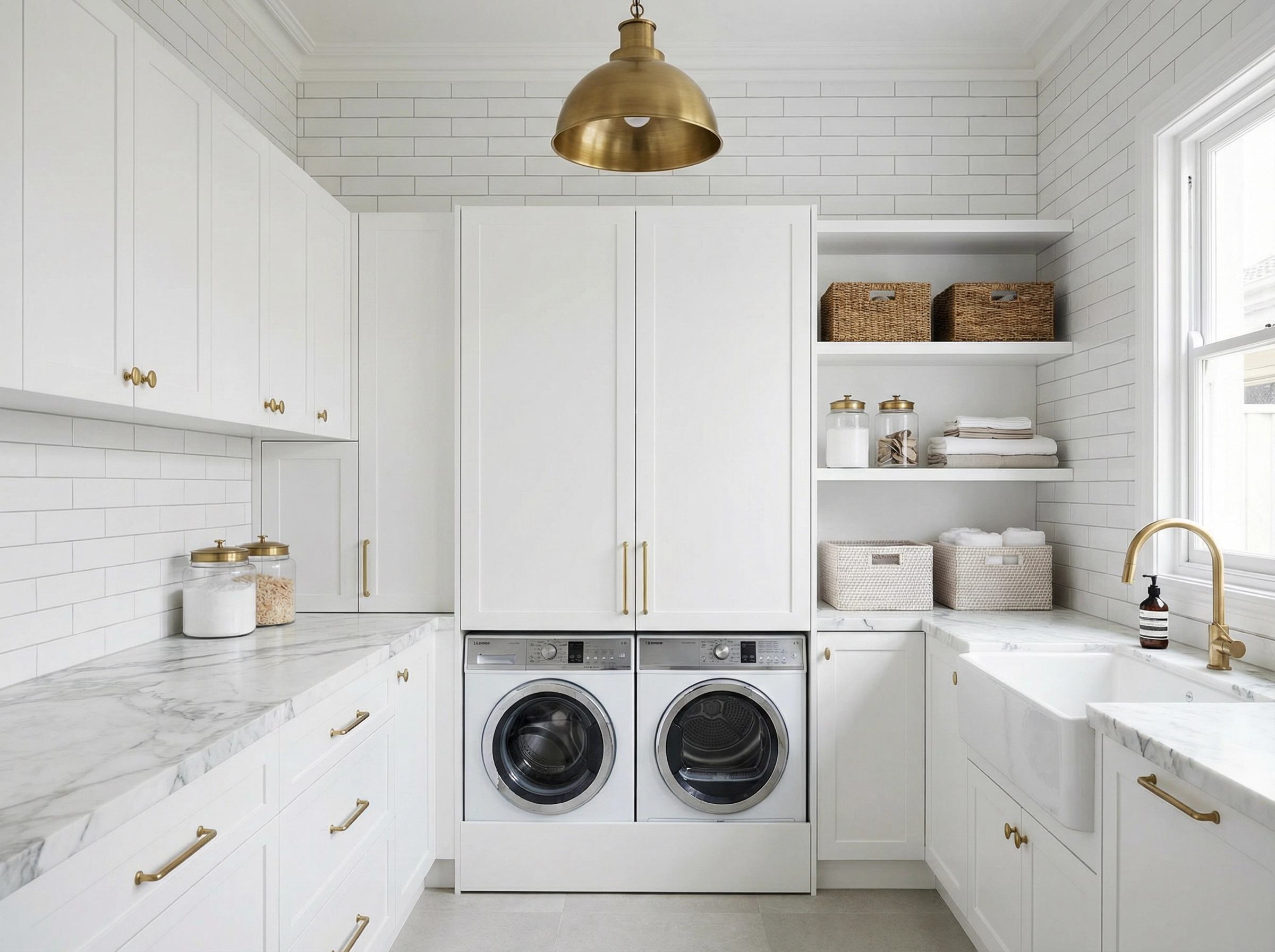 Modern laundry renovation