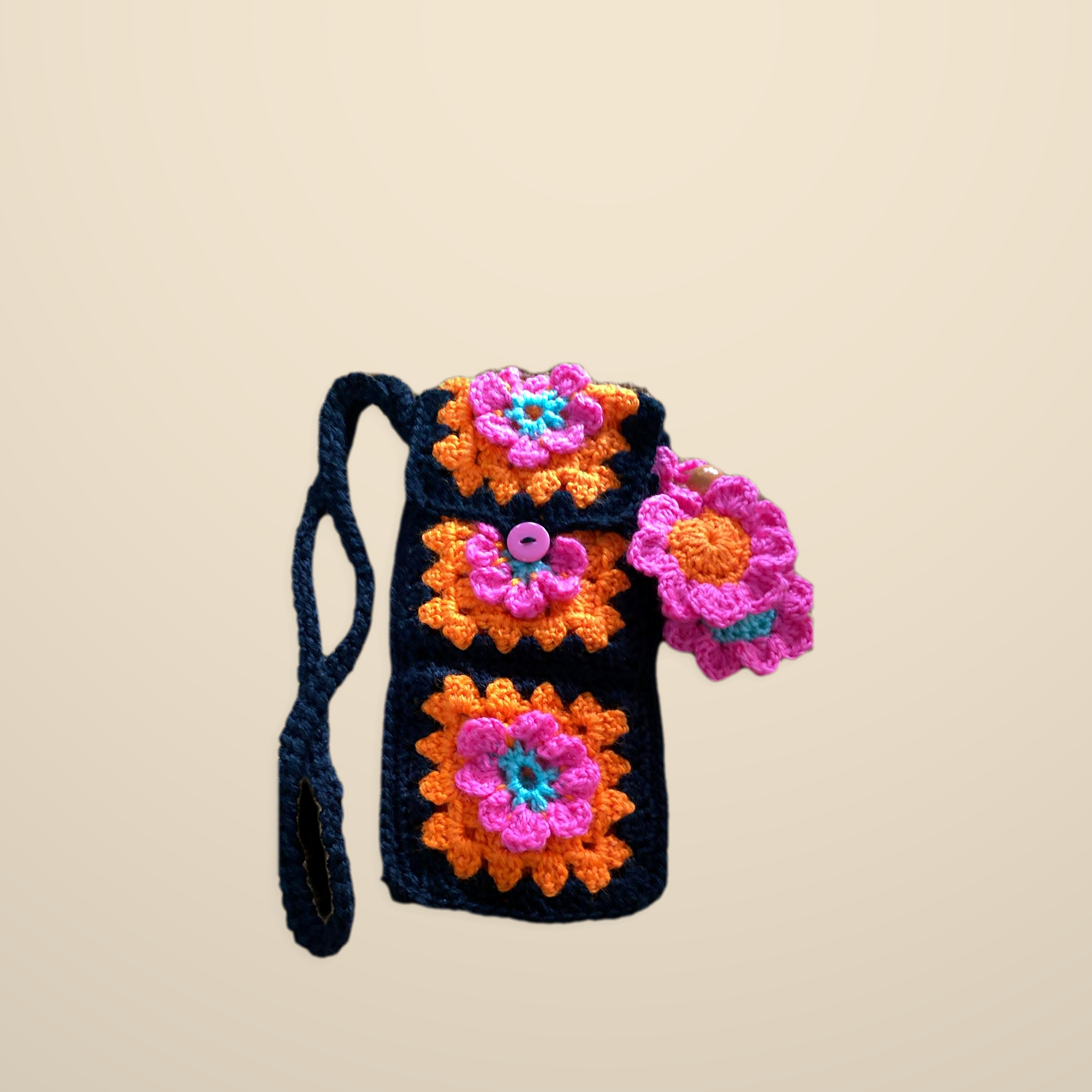 Boho mobile phone purse