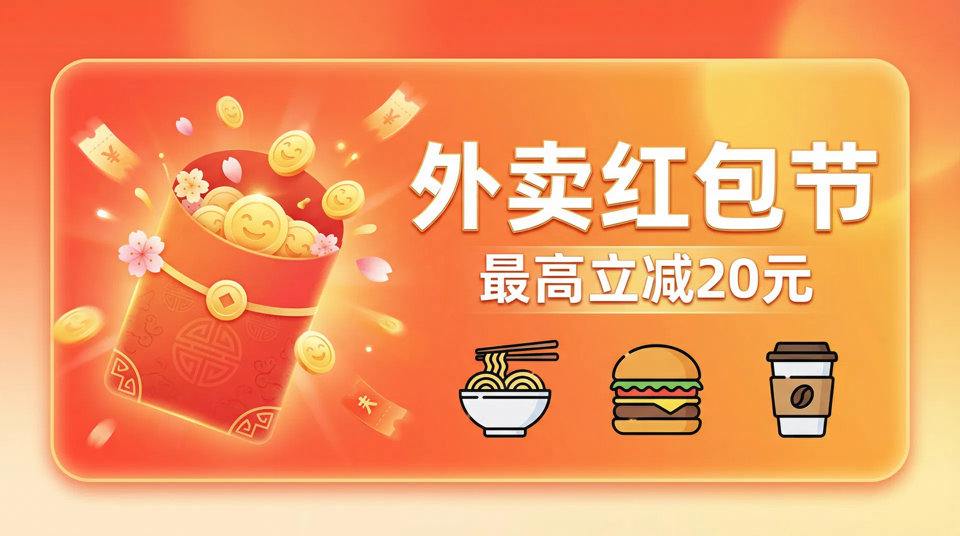 春季外卖红包节