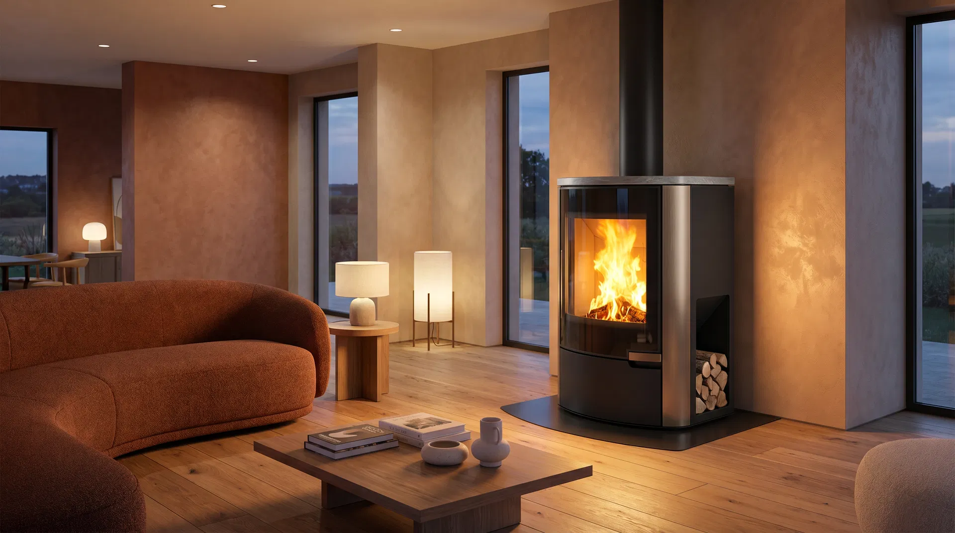 Hybride kachels pellets en hout: werking, merken & voordelen