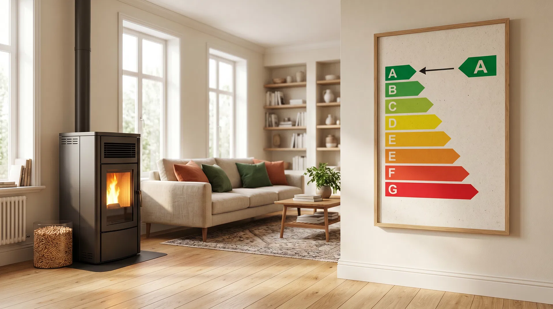 Pelletkachel EPC: invloed op uw EPC-waarde uitgelegd