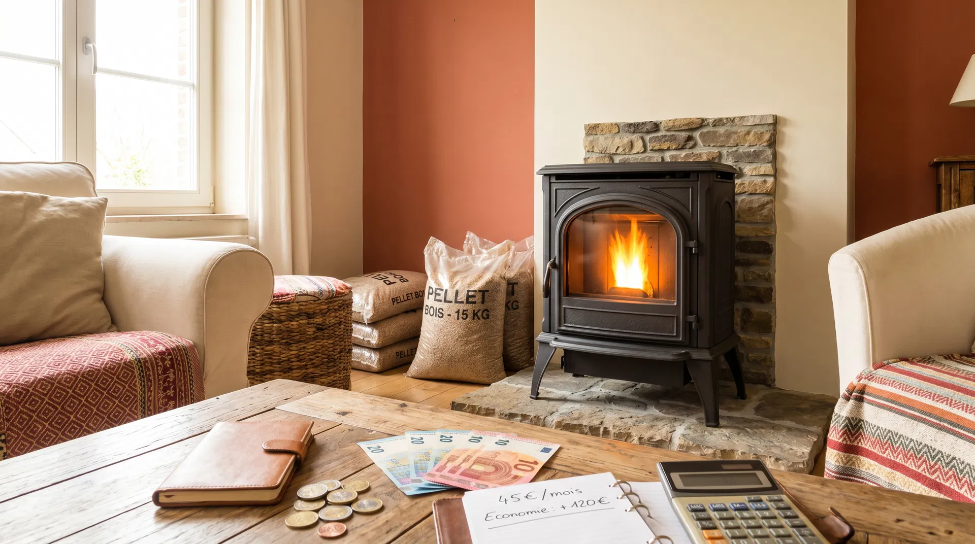Pelletkachel kosten per maand: wat betaalt u écht?