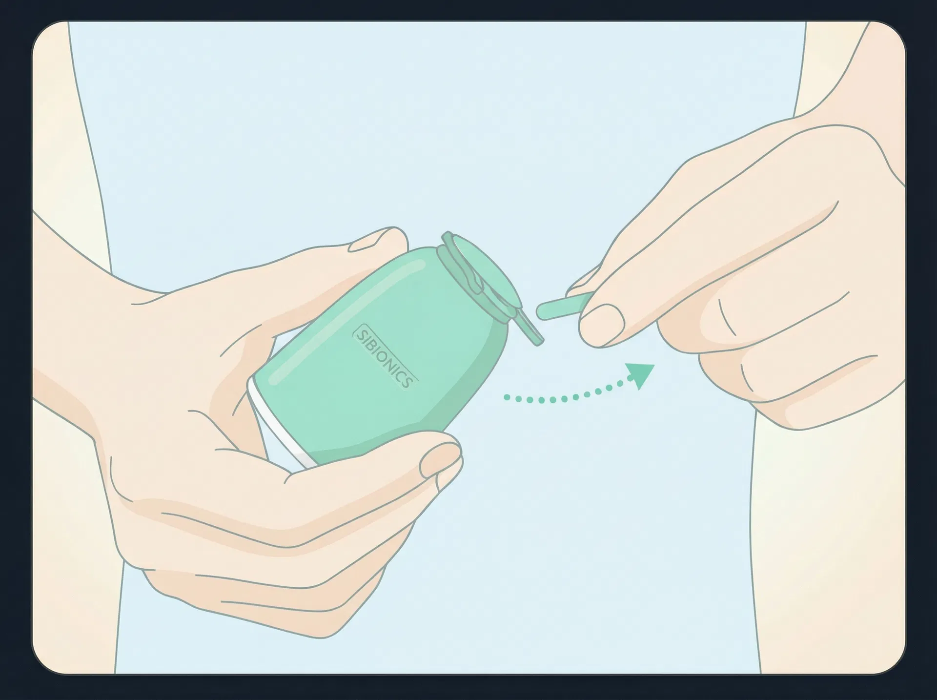 안전 클립을 제거해요