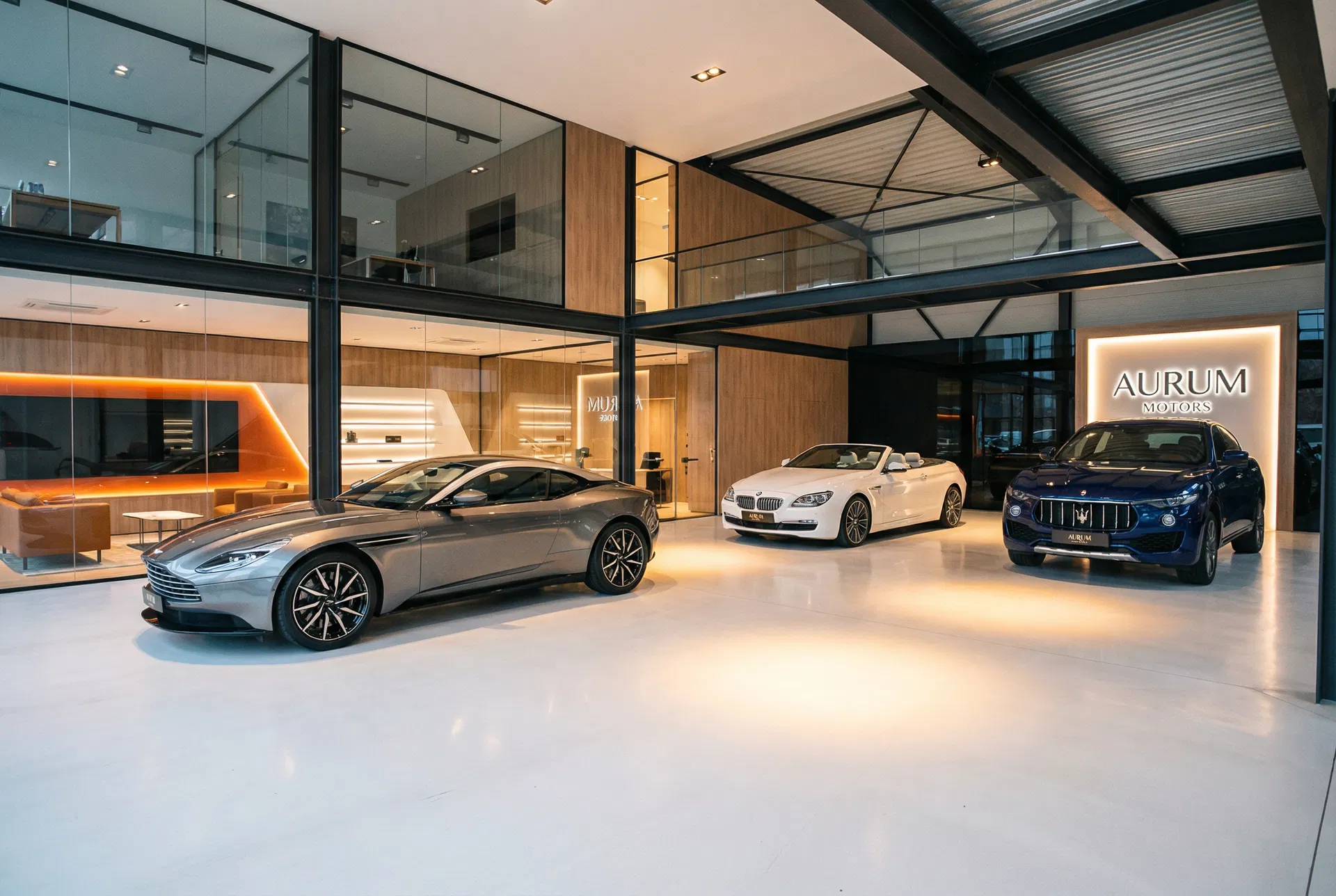Vehicle dealership showroom