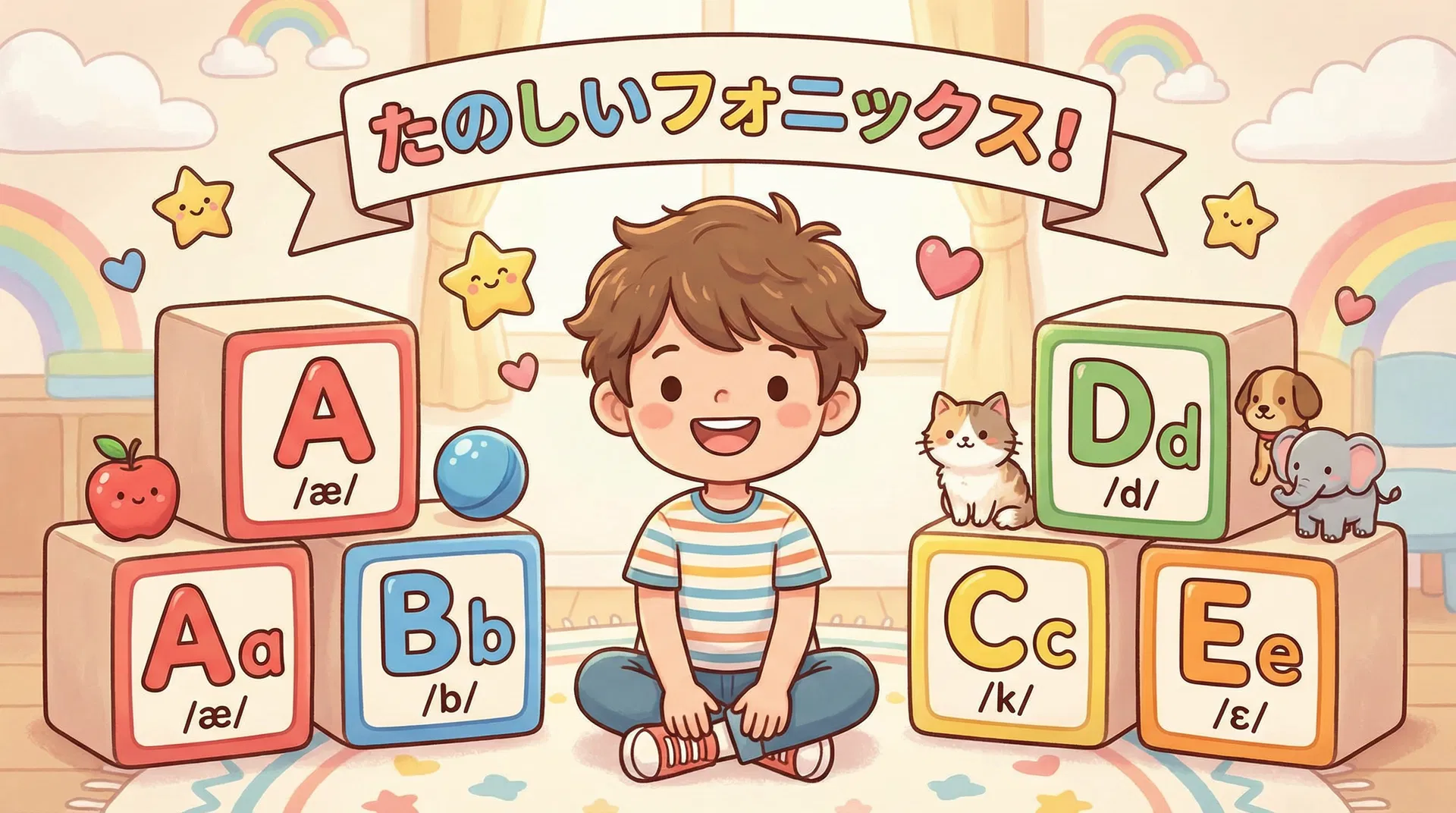 フォニックス学習イラスト