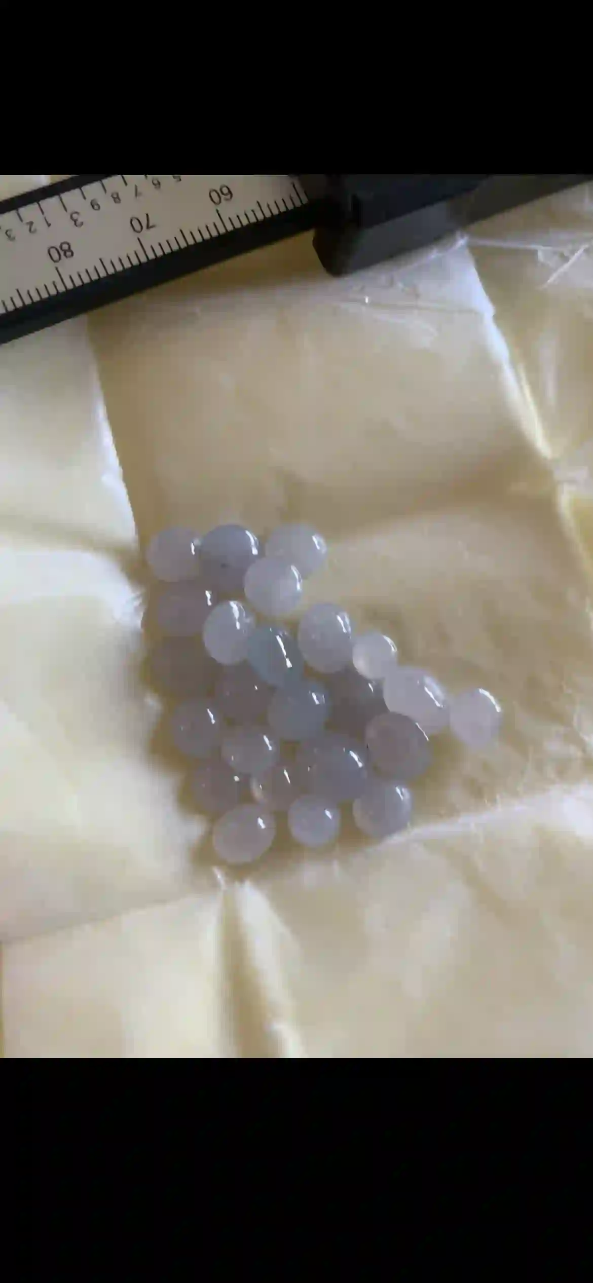 Set of Polished Icy Lavender Jade Cabochon Gemstones, view 2 | Myanmar Jadeite reference #22350001