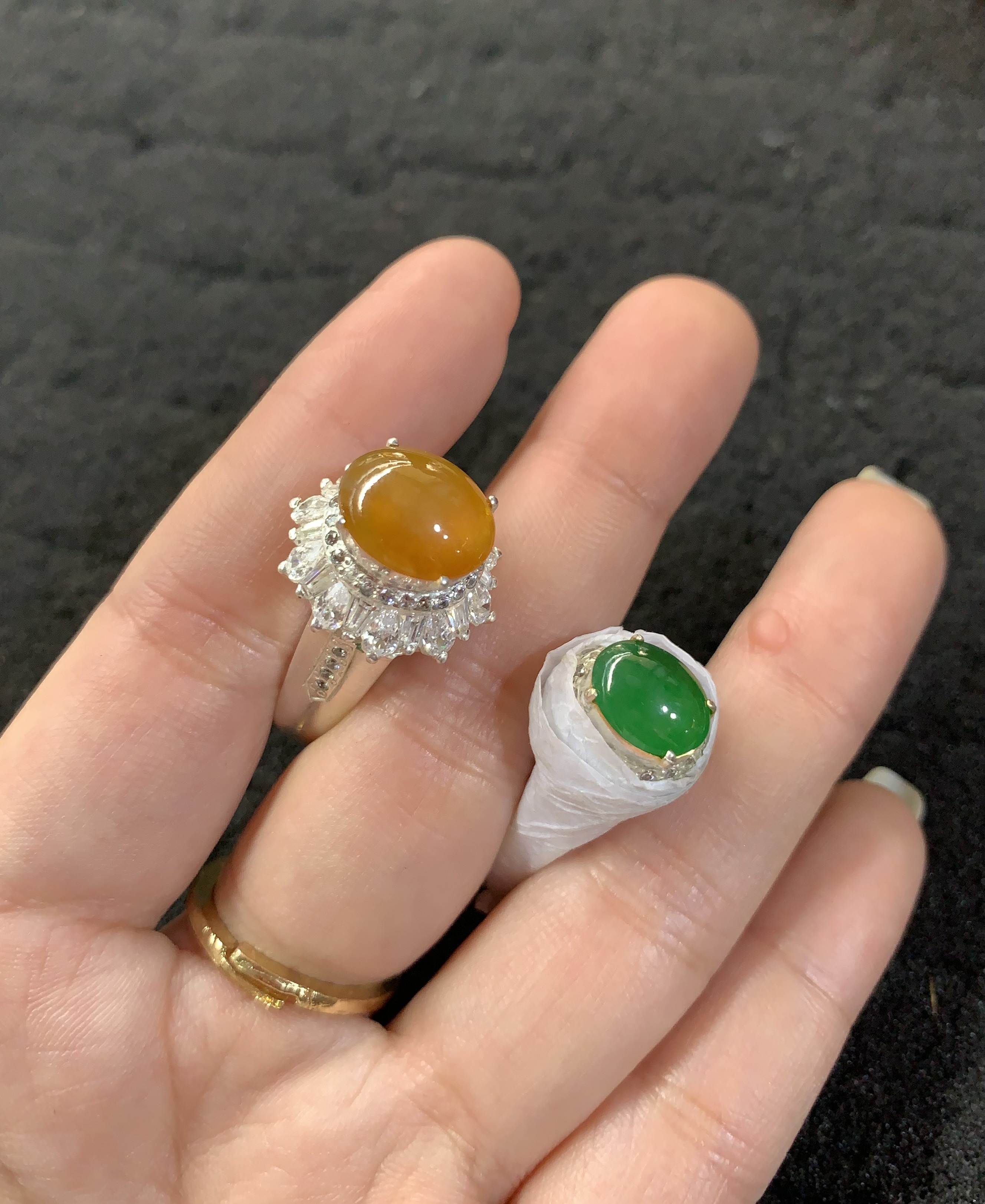 Icy Jade Beaded Bracelet