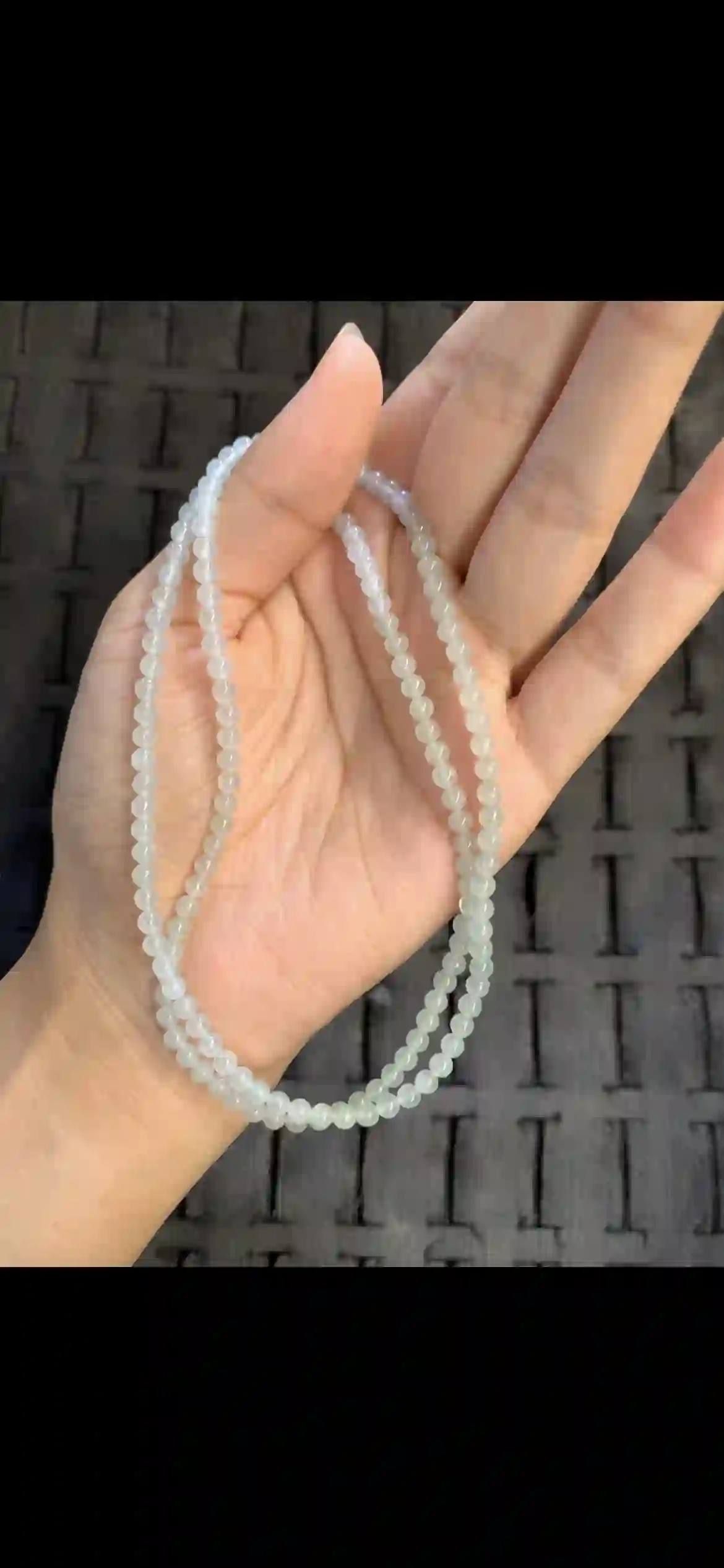 Icy Milky White Jadeite Multi‑Wrap Bracelet & Necklace | Myanmar Jadeite reference #13230001