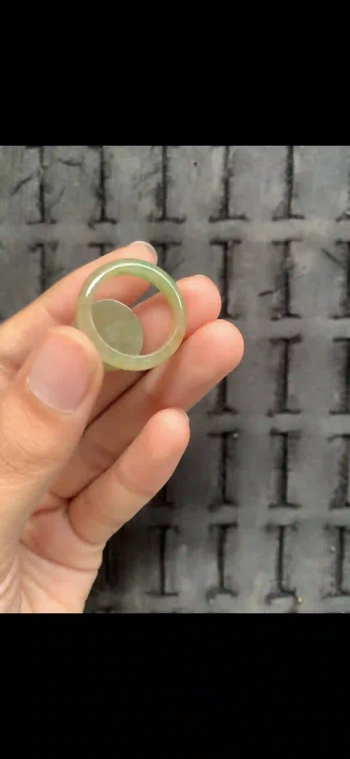 Yellow & Green Two-Tone Jadeite Band Ring with Matching Loose Cabochon, view 2 | Myanmar Jadeite reference #20130001