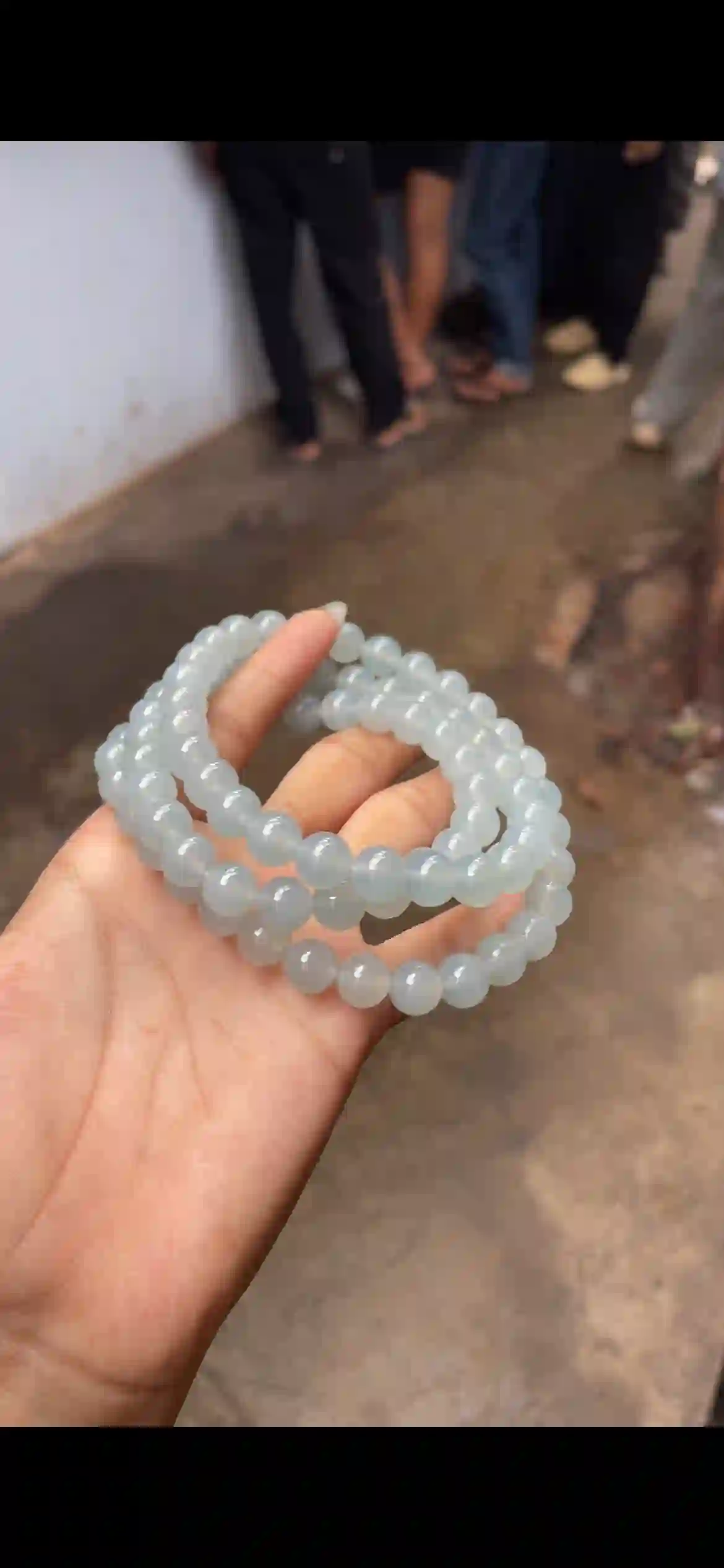  Icy Translucent White Jadeite Multi-Wrap Bracelet & Necklace, view 2 | Myanmar Jadeite reference #8580003
