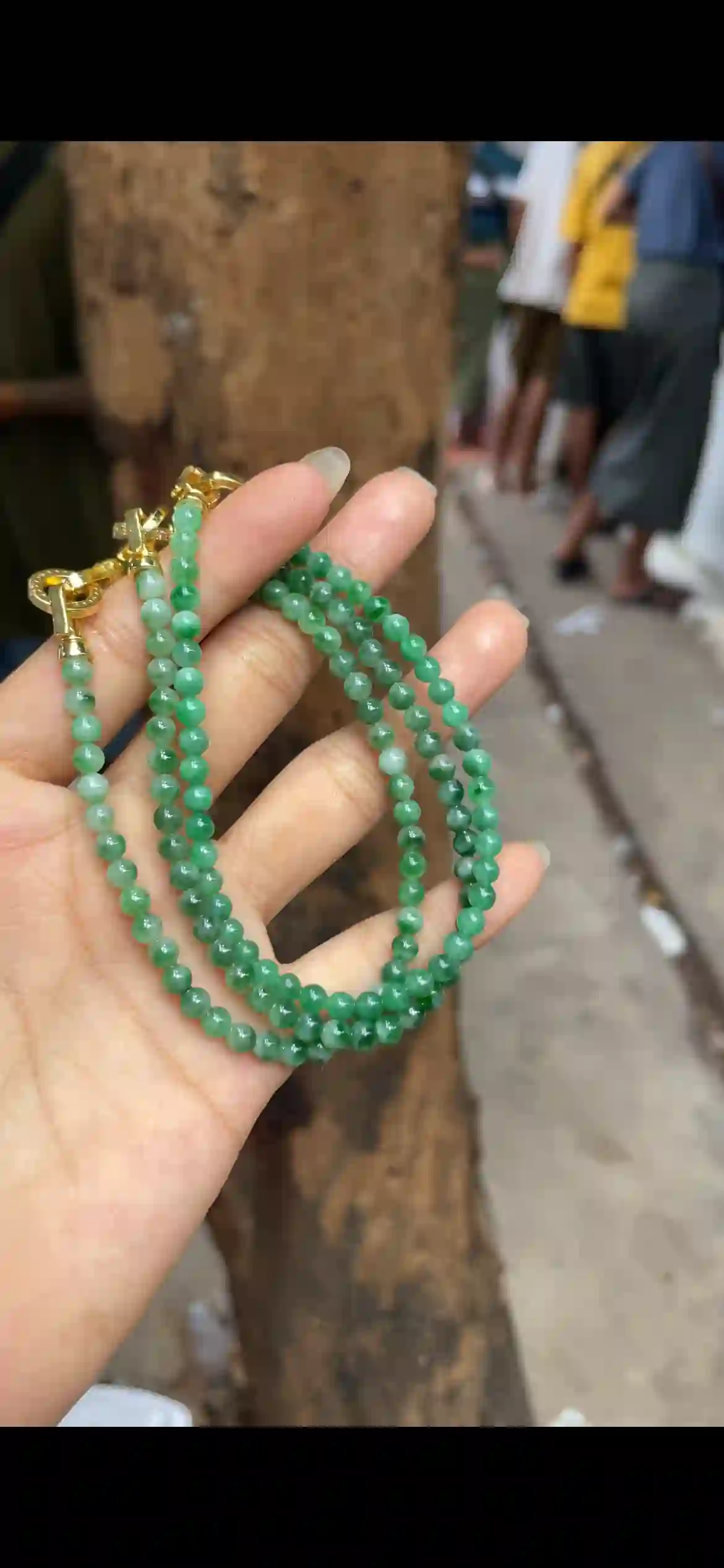  Gradient Green Icy Jadeite Multi‑Wrap Bracelet & Strand | Myanmar Jadeite reference #8970001