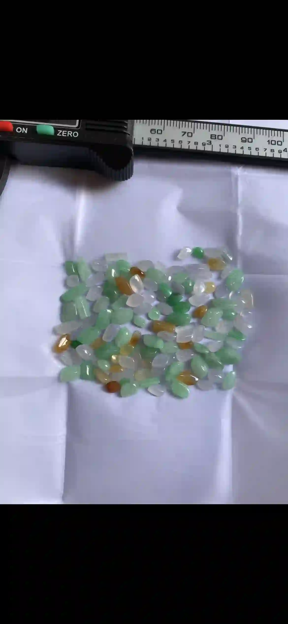 Mixed Shape Multi-Color Natural Jade Gemstone Parcel — Loose Cut & Cabochon Stones | Myanmar Jadeite reference #36540001