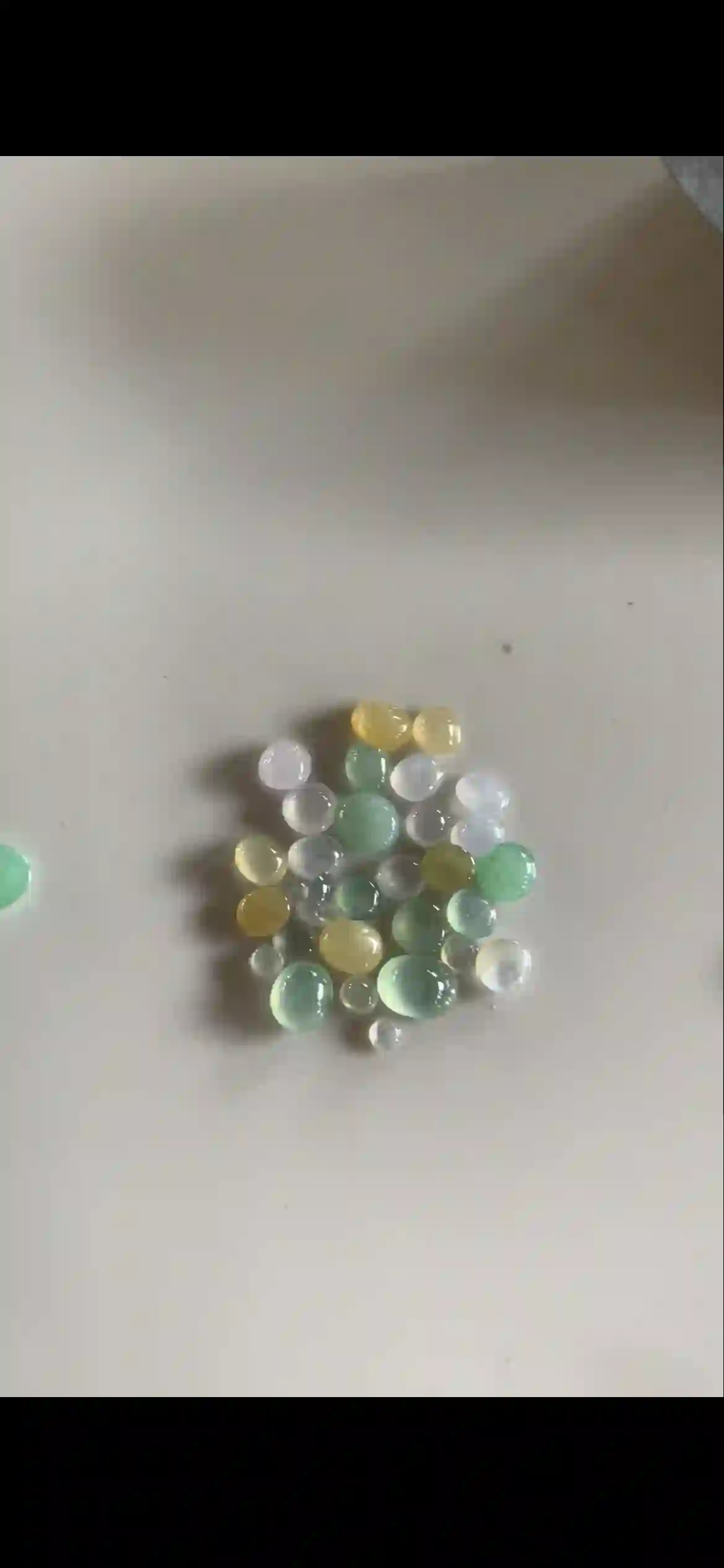 Mixed Color Natural Jade Cabochon Gemstone Set | Myanmar Jadeite reference #22710001