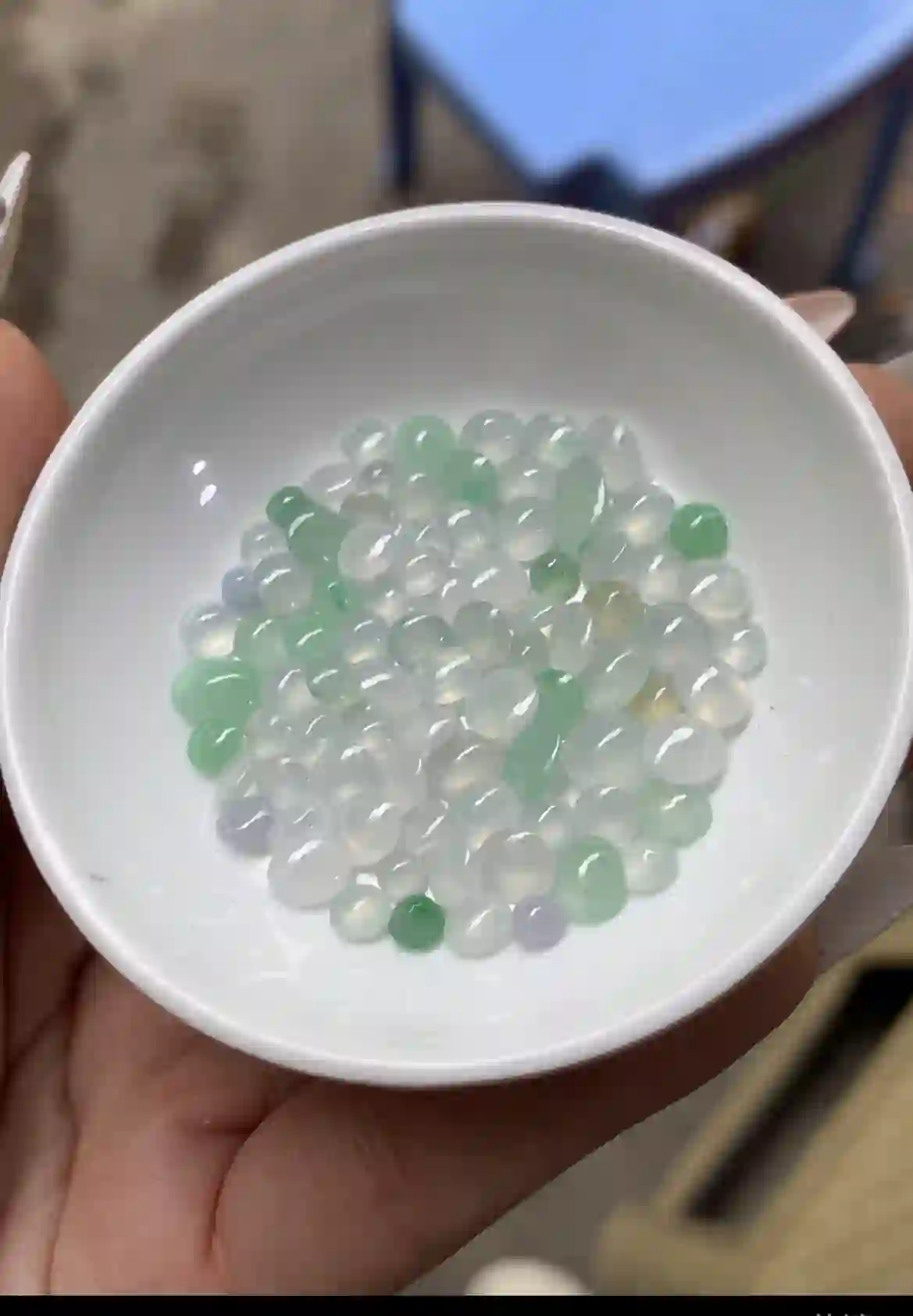 Assorted Translucent Gemstone Cabochons - Loose Small Stones for Jewelry Making | Myanmar Jadeite reference #1200005