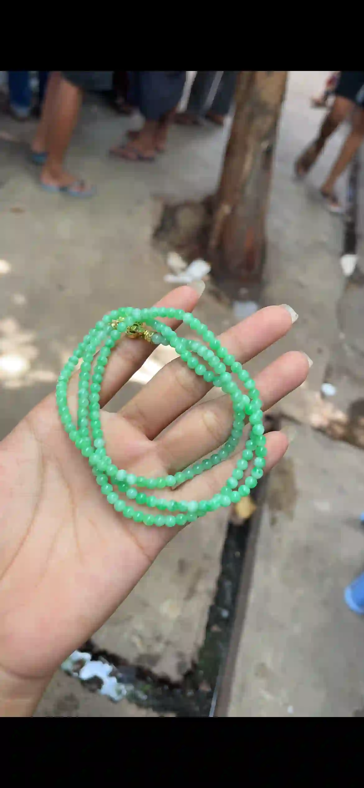  Vibrant Apple Green Jadeite Multi-Wrap Bracelet & Necklace, view 2 | Myanmar Jadeite reference #8460002