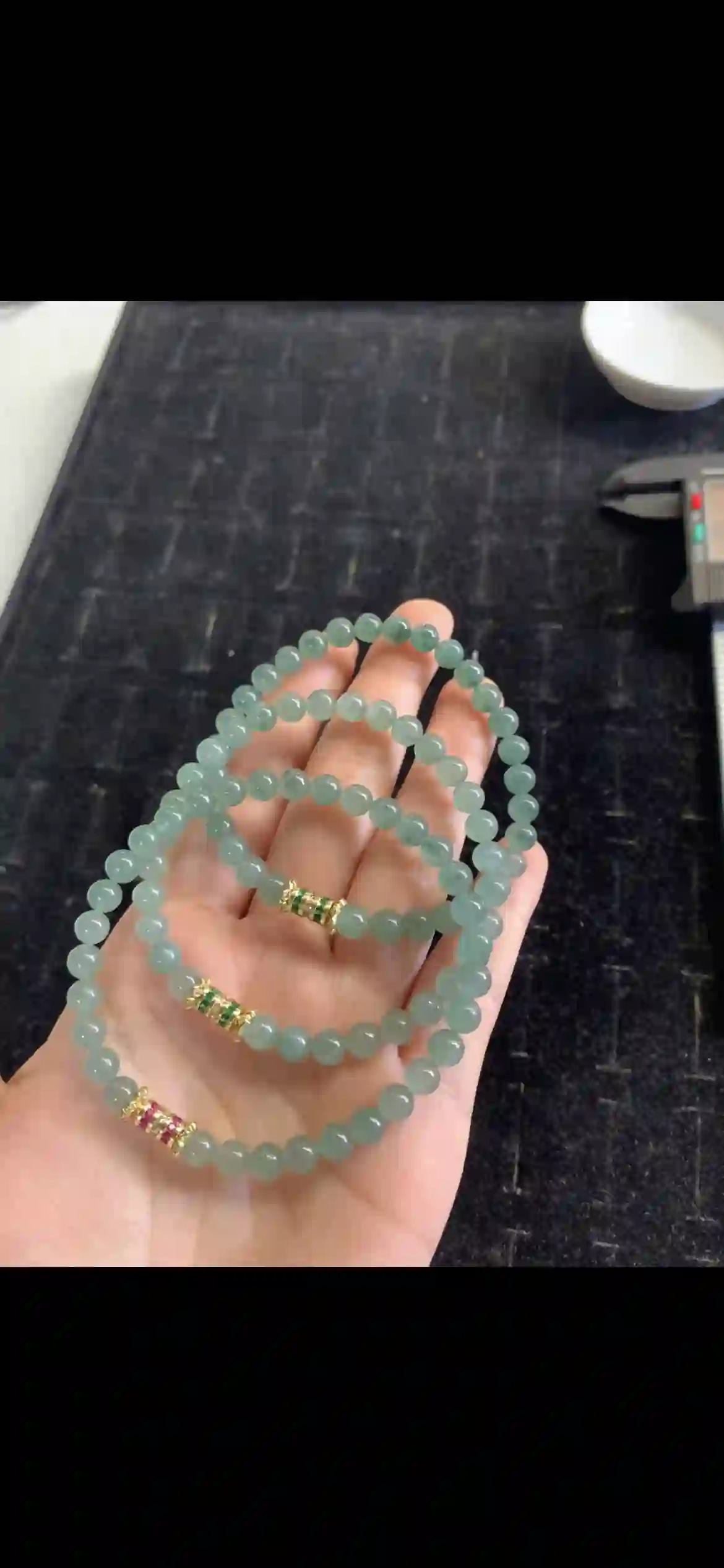 High-Icy Lavender Jadeite Pendant with Green Jade & Diamond Accents | Myanmar Jadeite reference #20340001