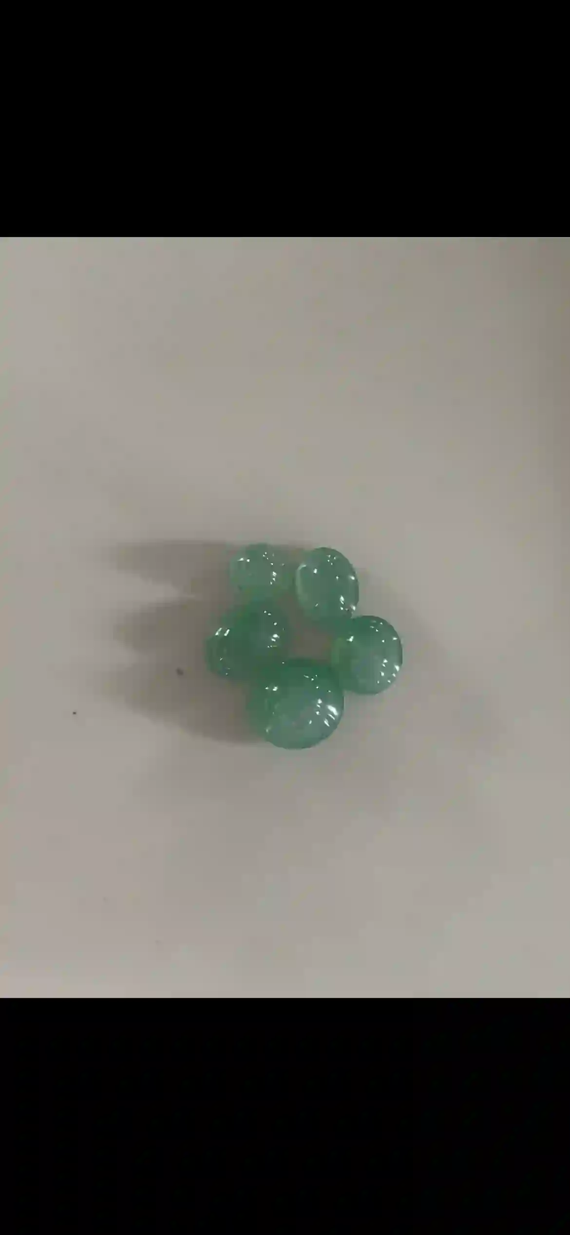 Natural Icy Green Jade Cabochon Gemstone Set | Myanmar Jadeite reference #18480002