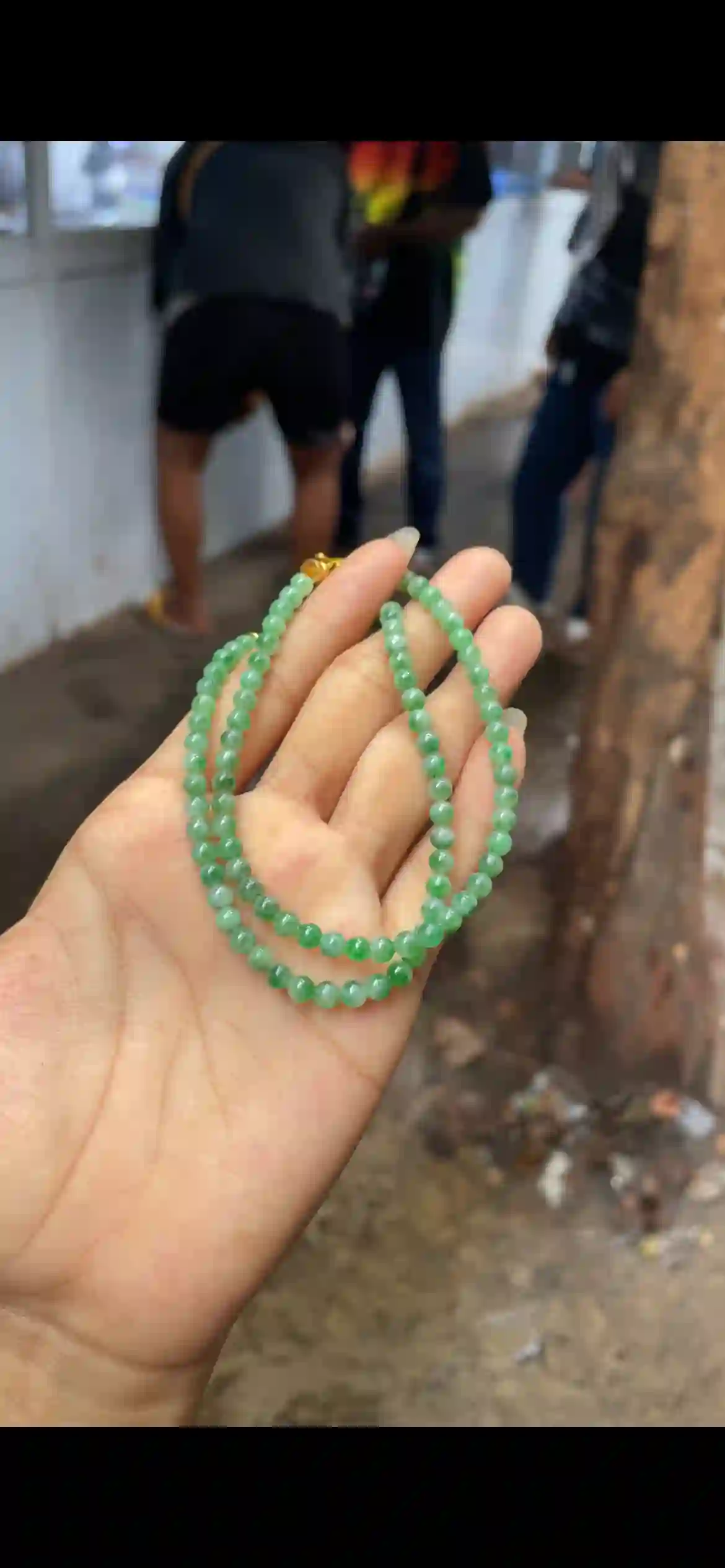  Vibrant Apple Green Jadeite Multi-Wrap Bracelet & Necklace | Myanmar Jadeite reference #8610002
