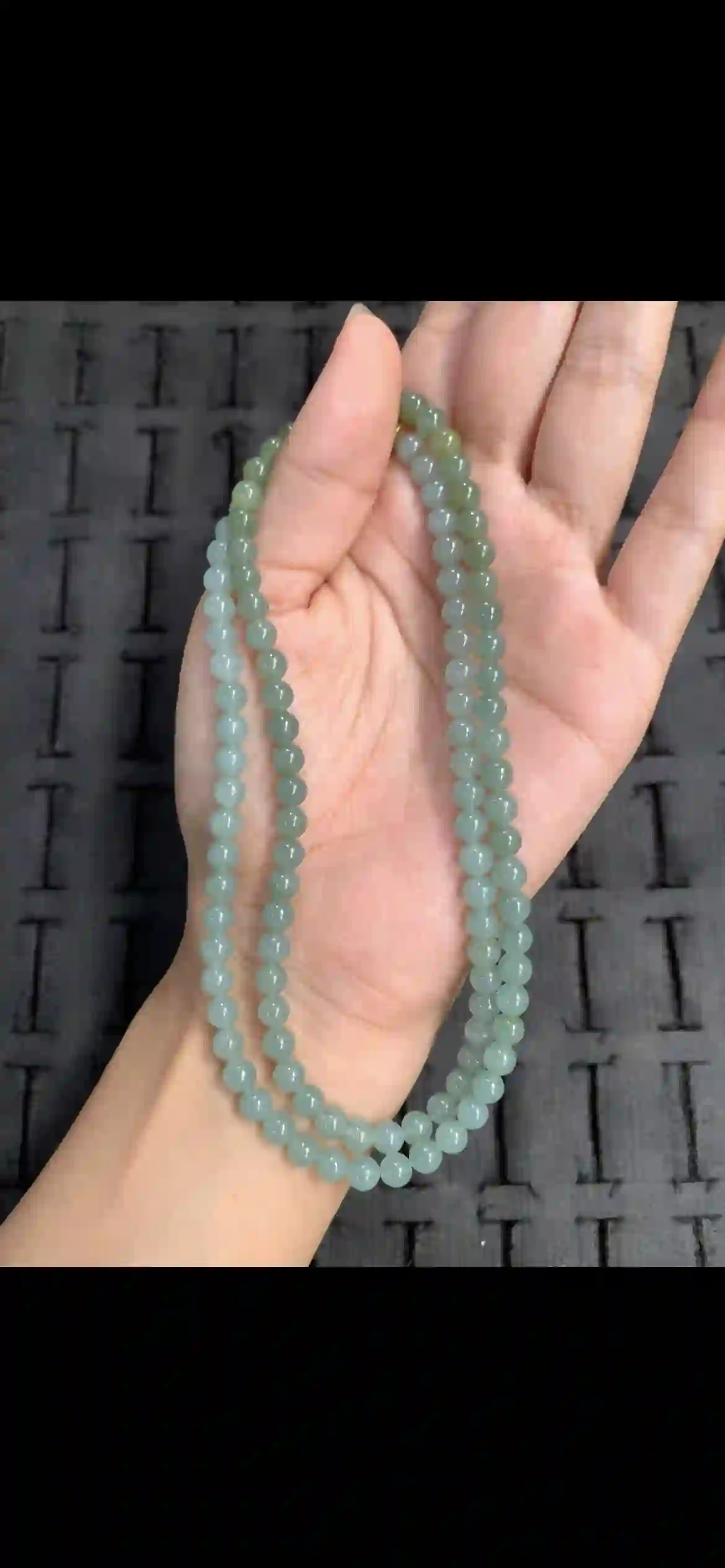 Icy Gradient Pale Green Jadeite Multi‑Wrap Bracelet & Necklace | Myanmar Jadeite reference #12900001