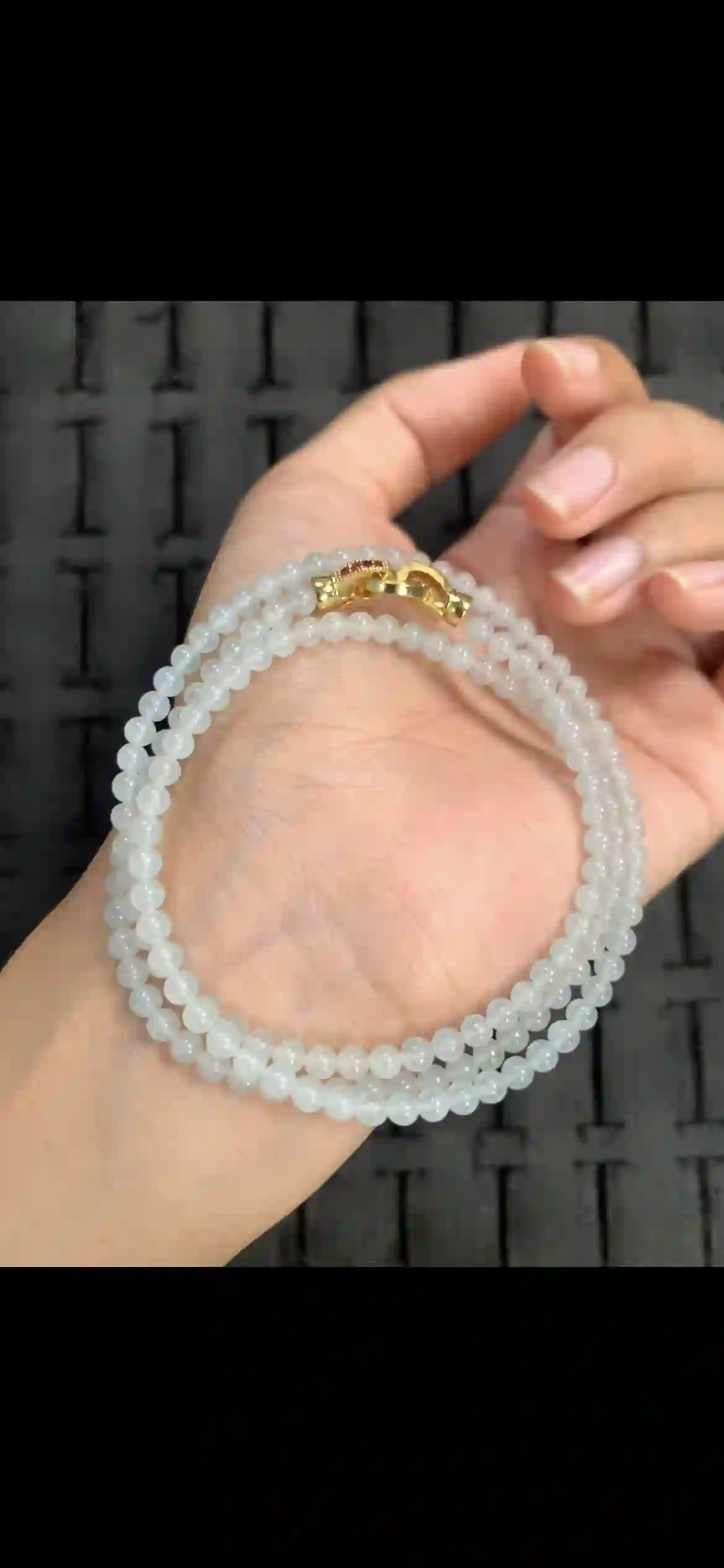 Icy Translucent White Jadeite Multi‑Wrap Bracelet & Necklace | Myanmar Jadeite reference #12660001