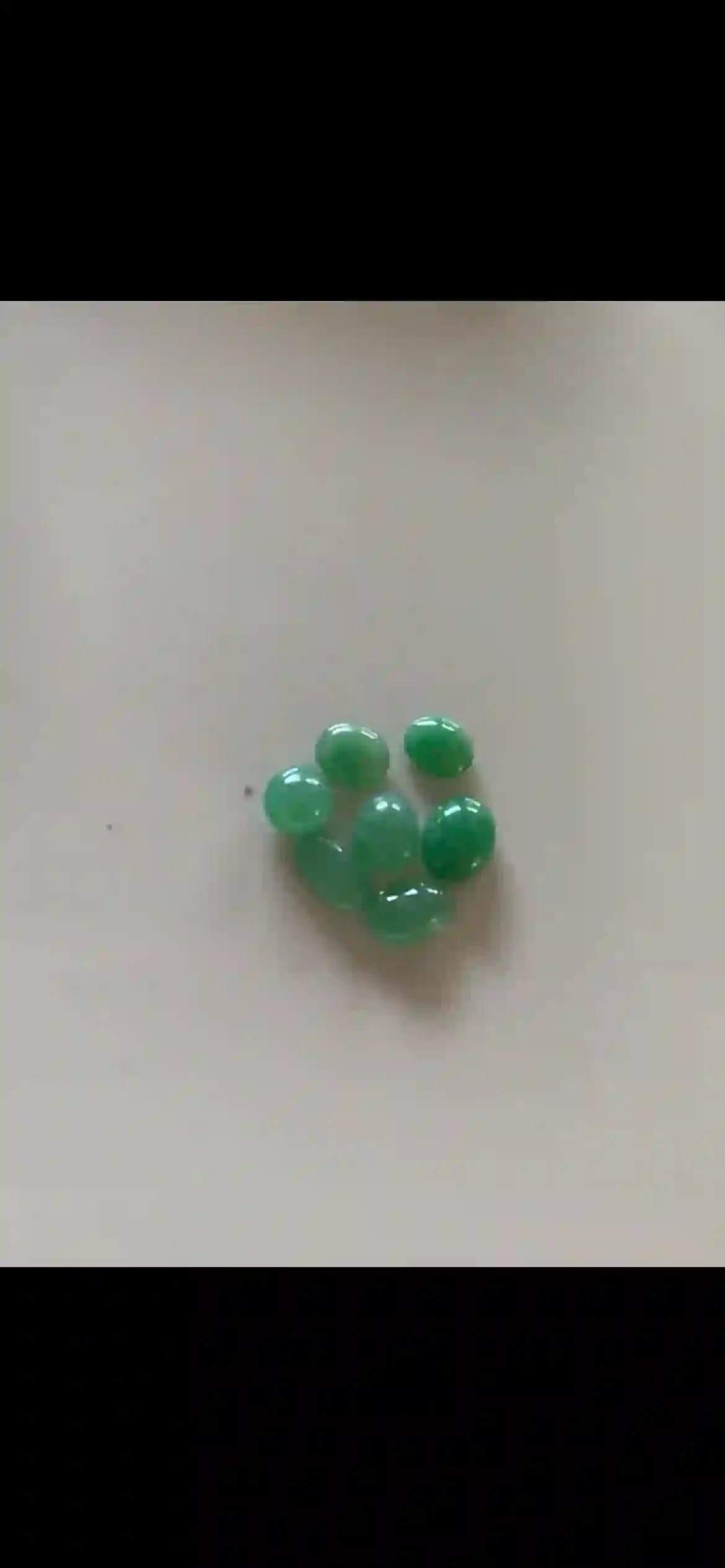   Natural Apple Green Jadeite Oval Cabochon Loose Gemstones | Myanmar Jadeite reference #6900003