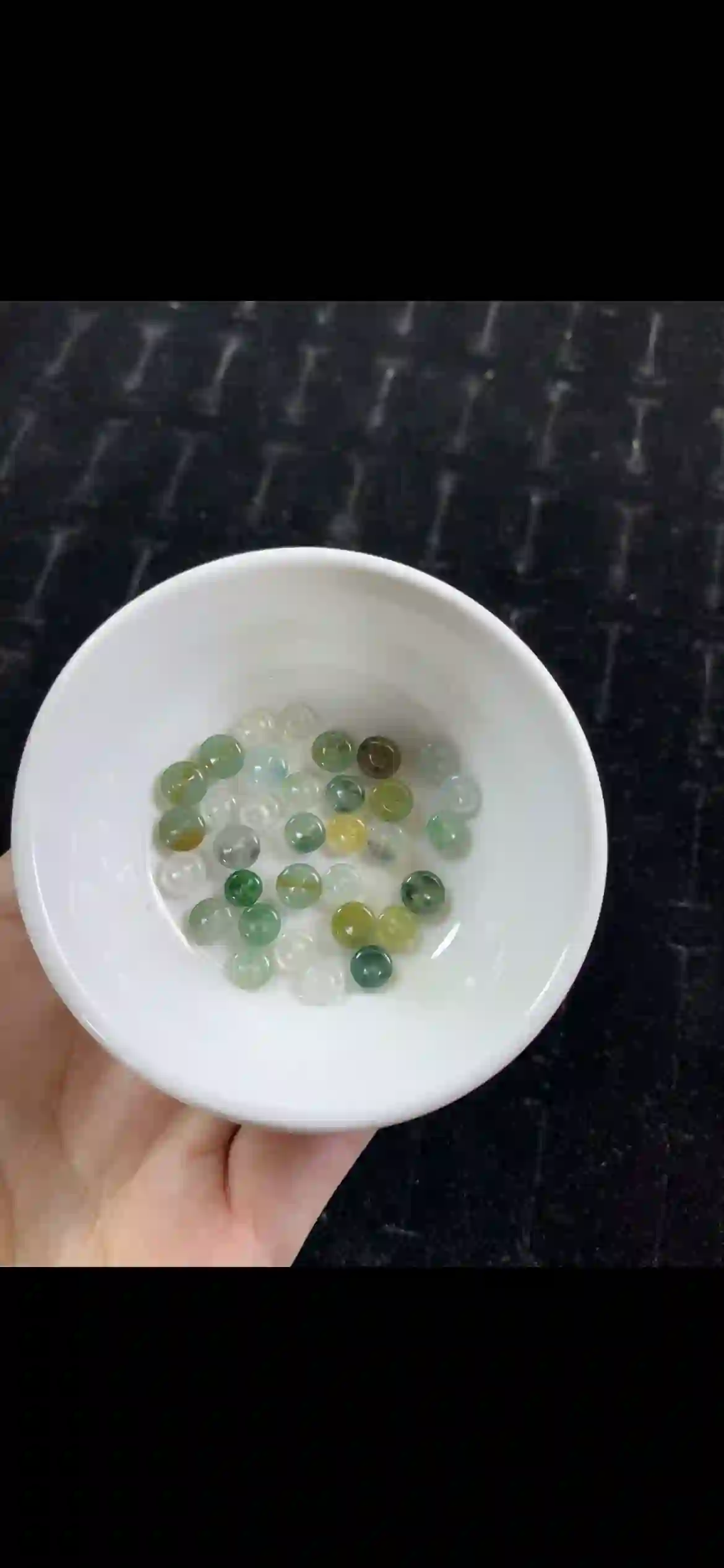 Assorted Multicolor Jade Bead Collection — Loose Gemstone Beads, view 2 | Myanmar Jadeite reference #19800002