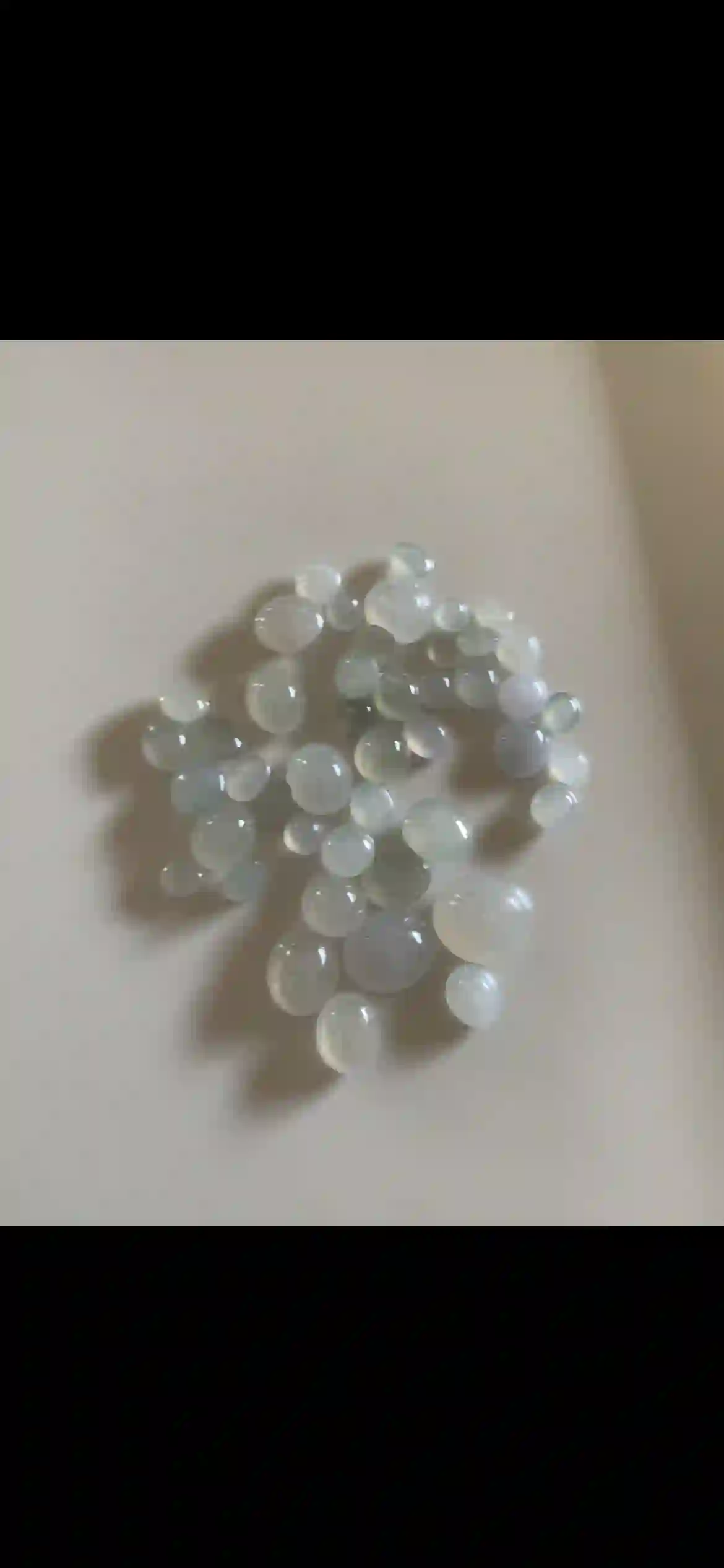 Bulk Set of Icy Pale Jade Cabochon Gemstones, view 2 | Myanmar Jadeite reference #22410001