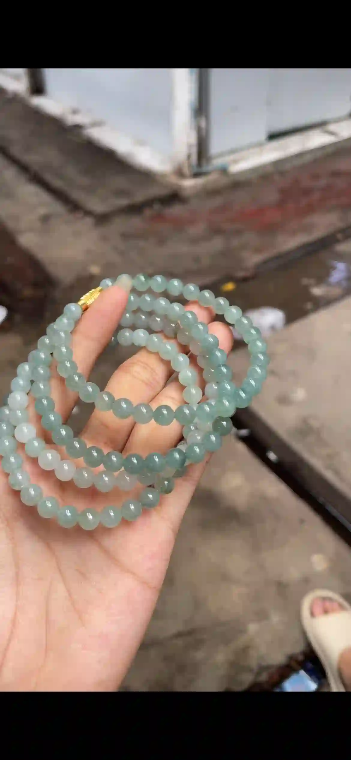  Icy Watery Blue‑Green Jadeite Multi‑Wrap Bracelet & Necklace | Myanmar Jadeite reference #8700001