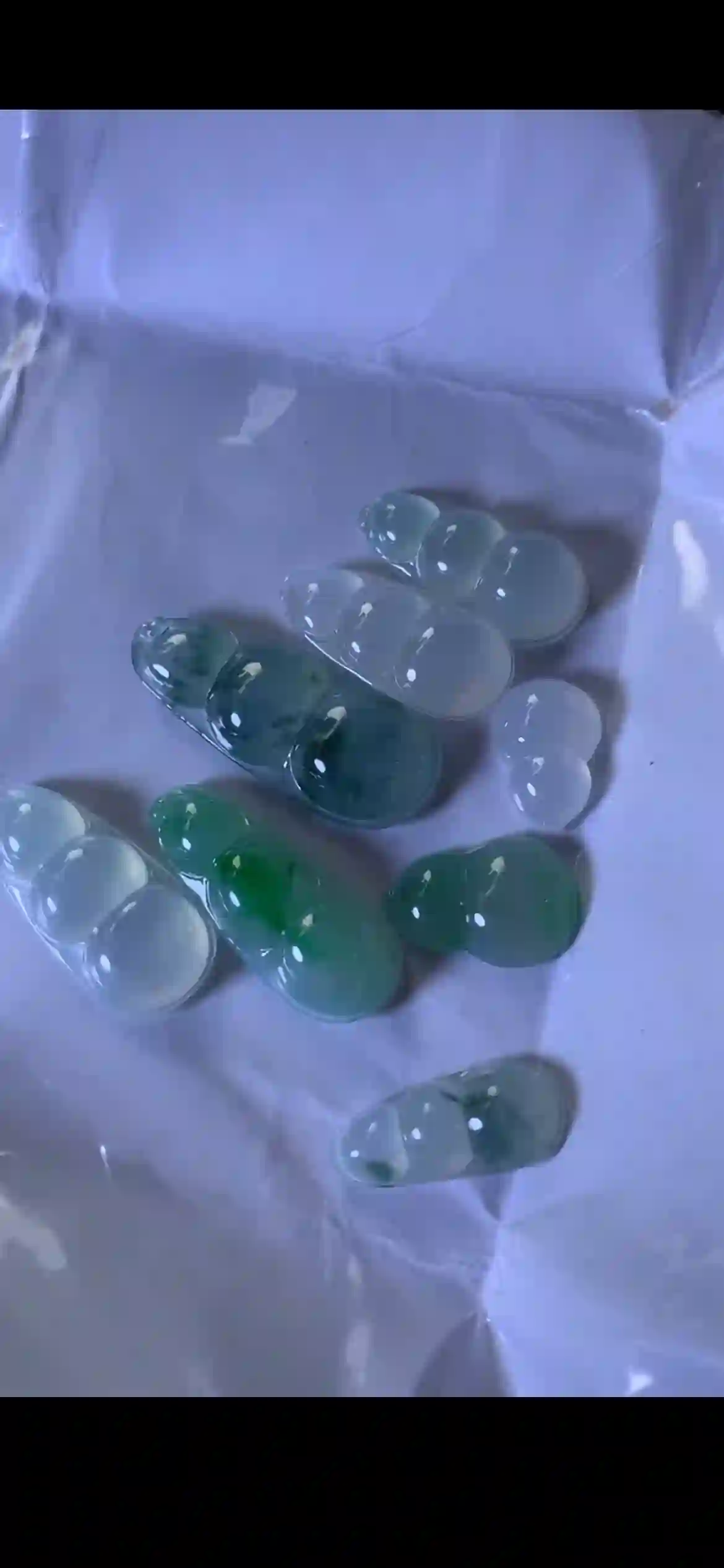 Assorted Fine Natural Jadeite Bean & Gourd Gem Cabochons | Myanmar Jadeite reference #24090001