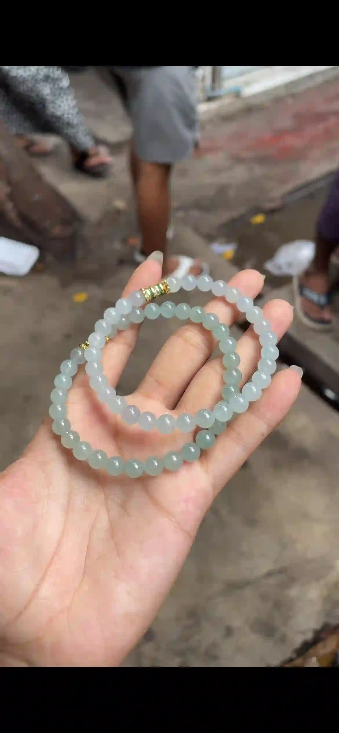 Icy Pale Blue‑Green Jadeite Multi‑Wrap Bracelet & Necklace | Myanmar Jadeite reference #8670001