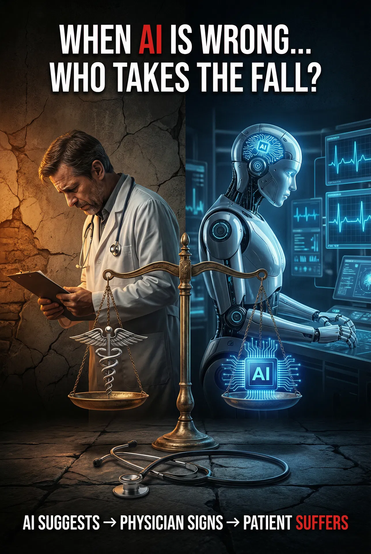 When AI Is Wrong, Who Takes the Fall?