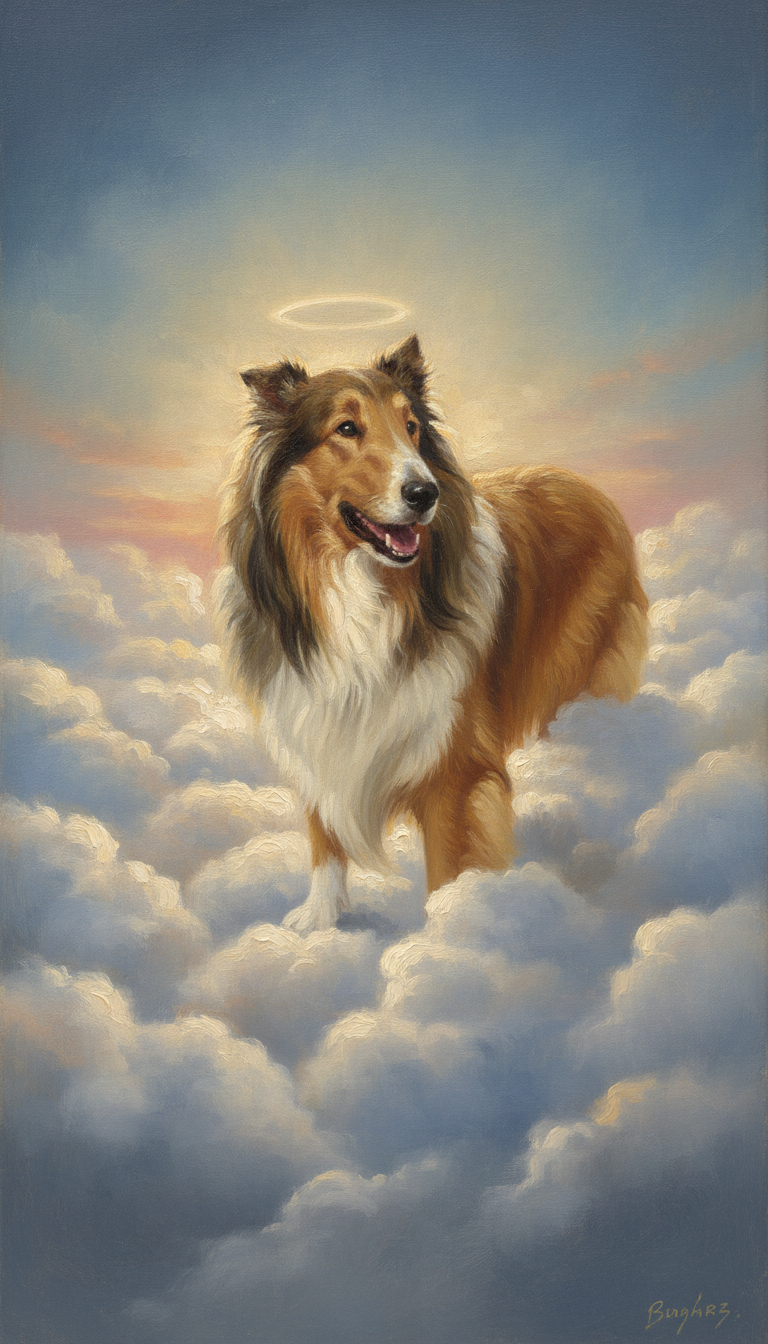 Pet - In Heaven memorial portrait