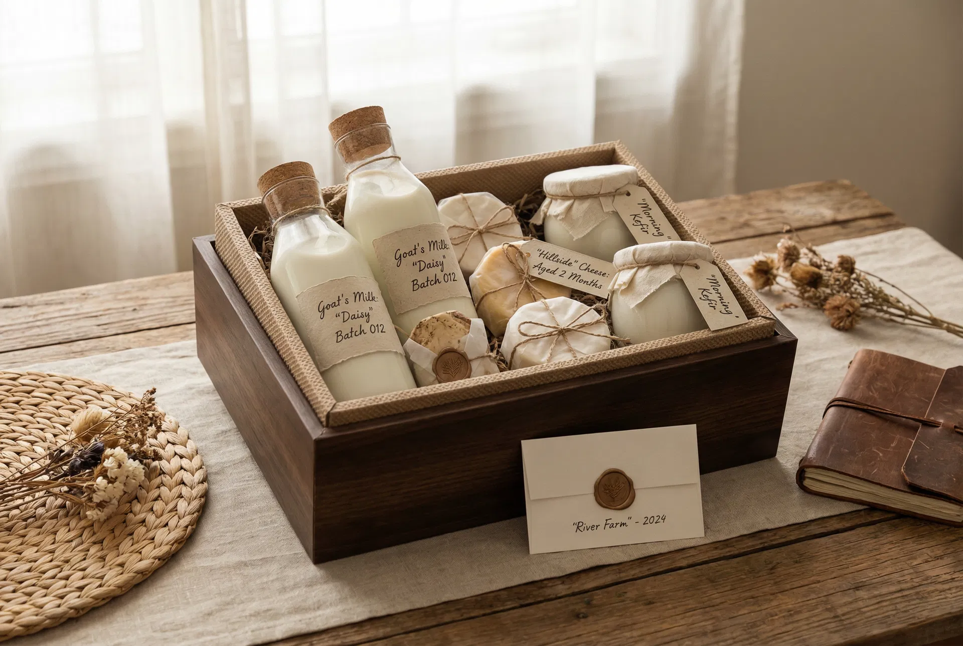 Именные молочные продукты Шерь Козу