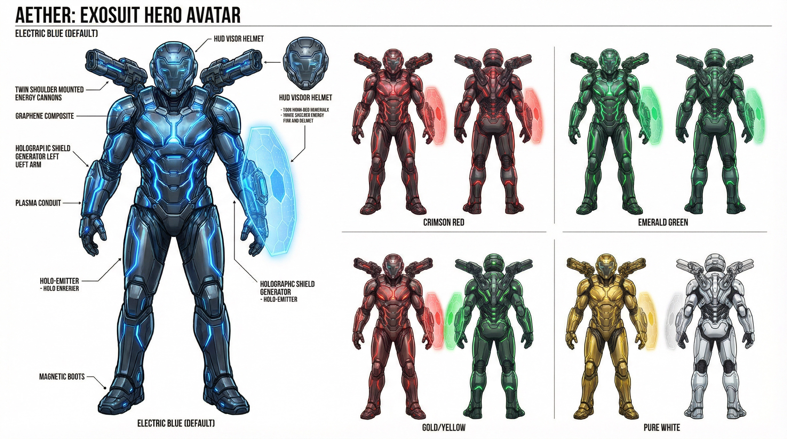 AETHER Exosuit Design Sheet