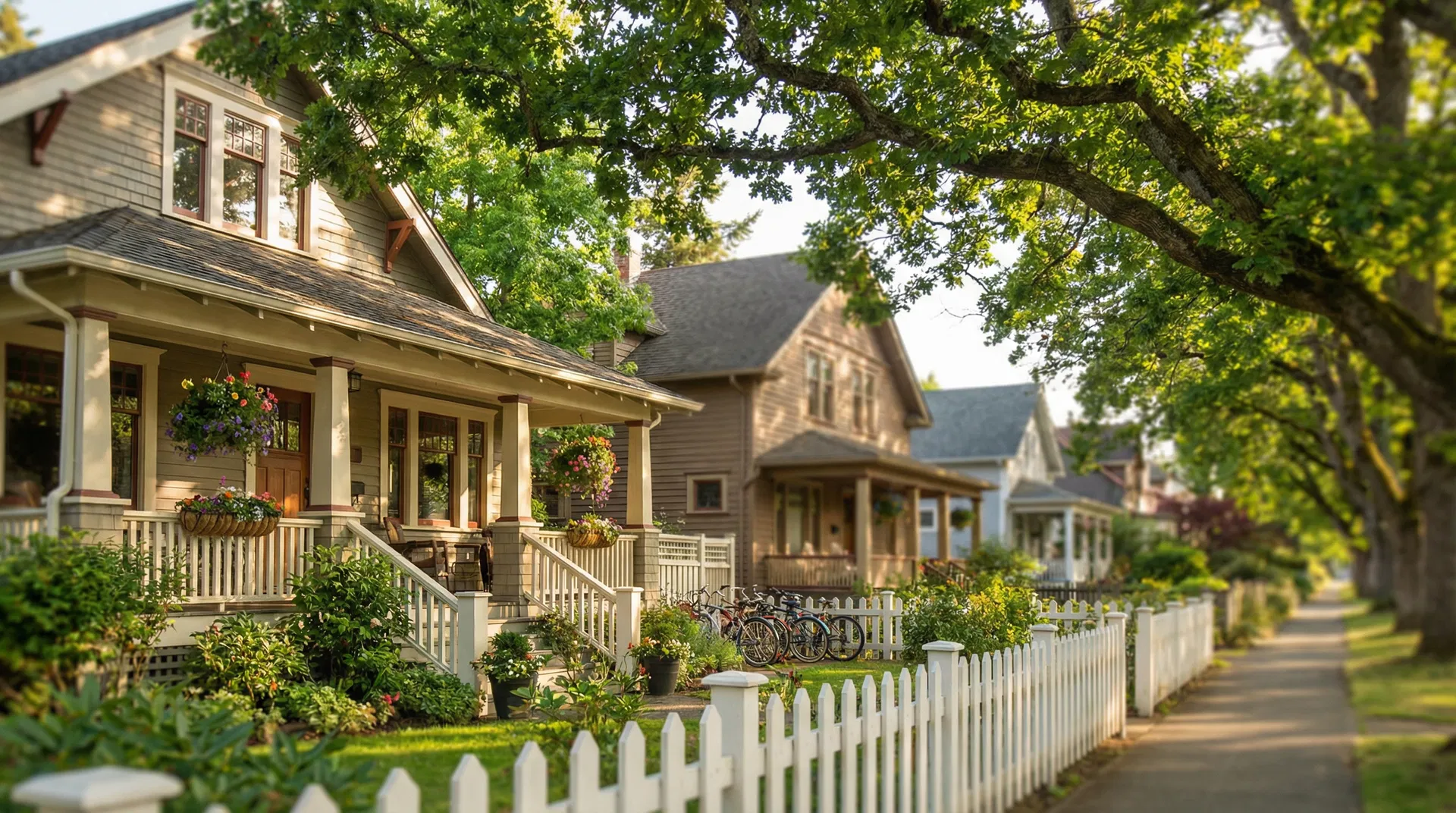Beautiful residential neighbourhood in Victoria BC