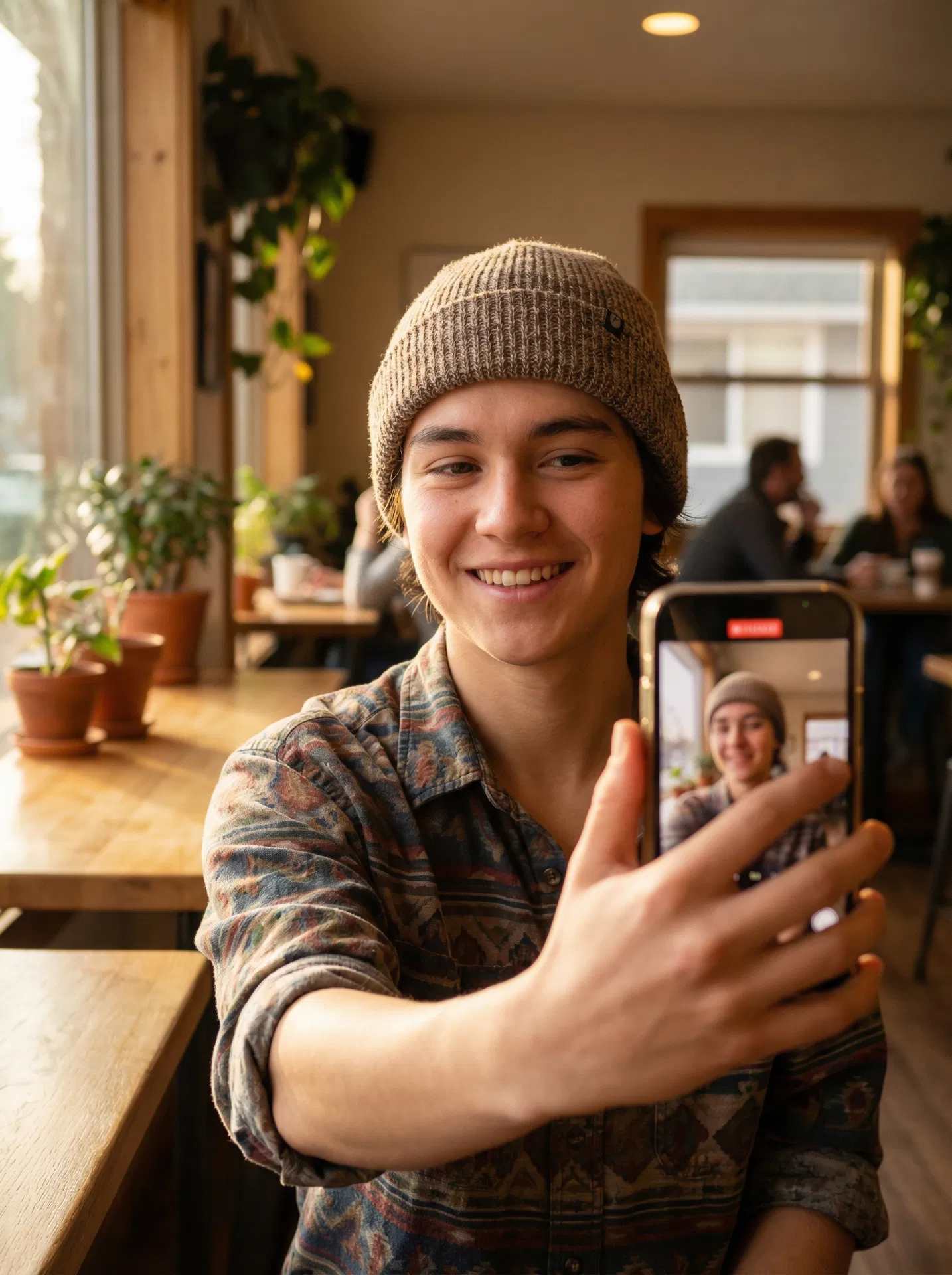 UGC alkotó videót készít