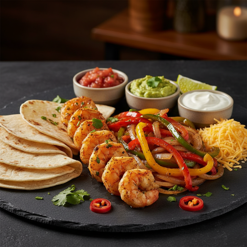 Shrimp Fajitas