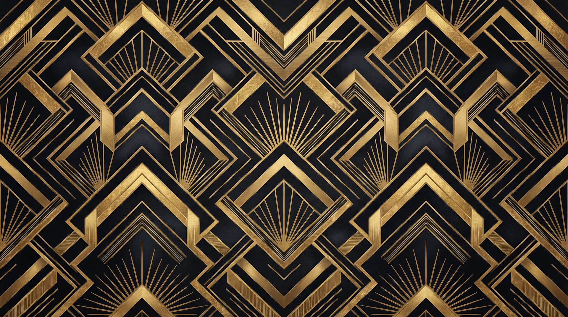 Art Deco gold geometric pattern background for Loot Logic personal finance tools