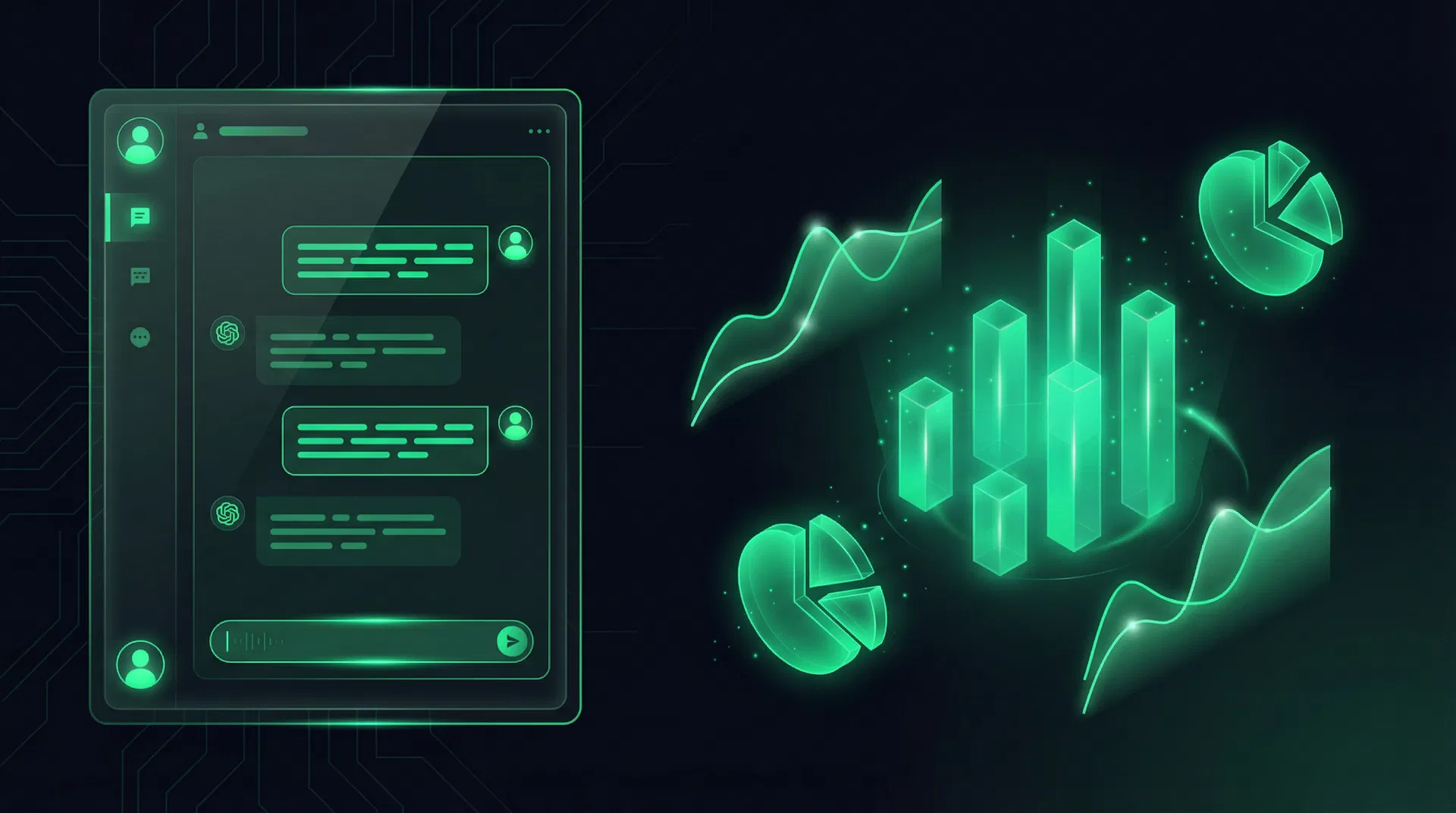 StoreAsk AI analytics interface showing conversational queries and data visualizations