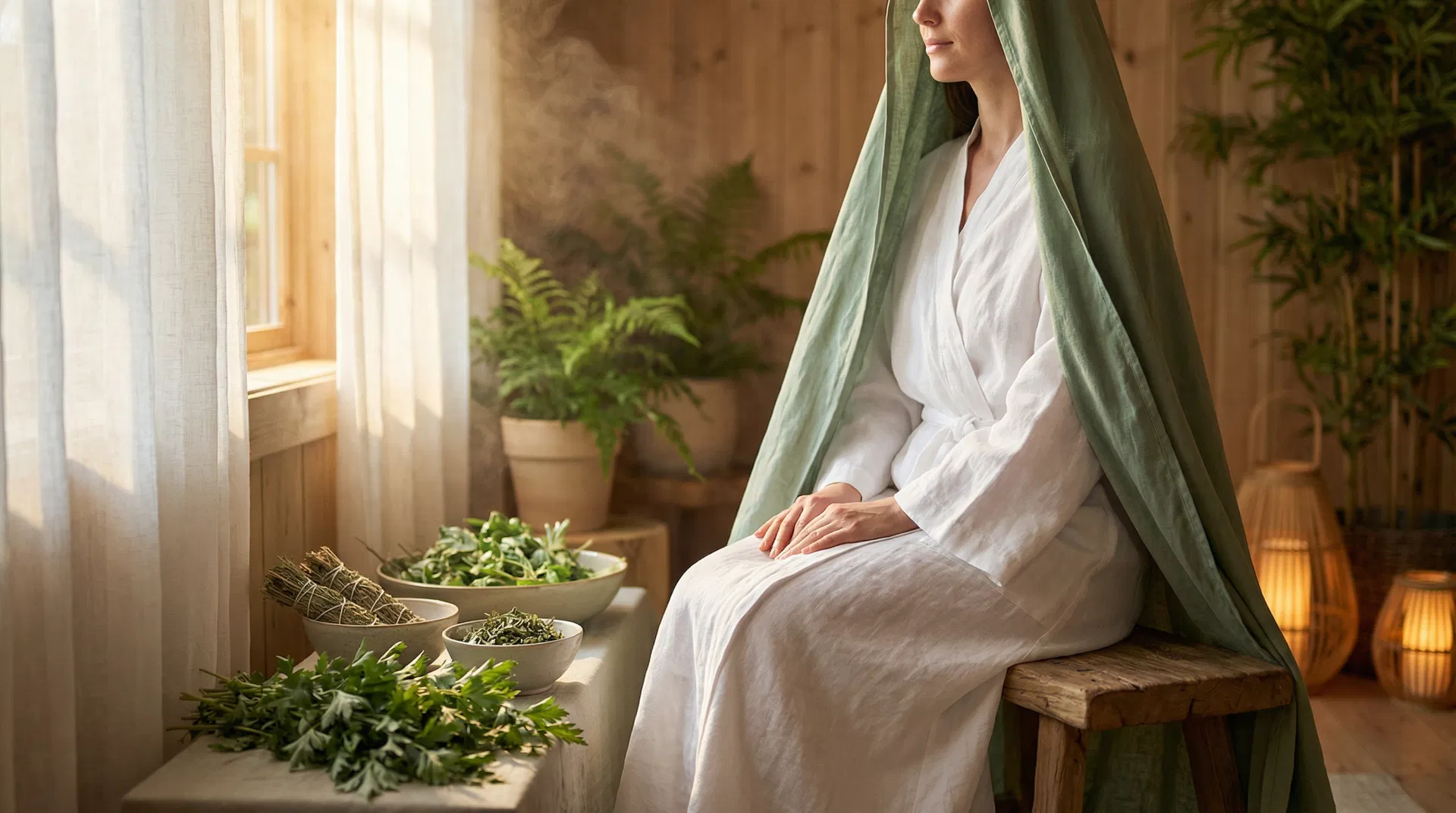 よもぎ蒸しサロン