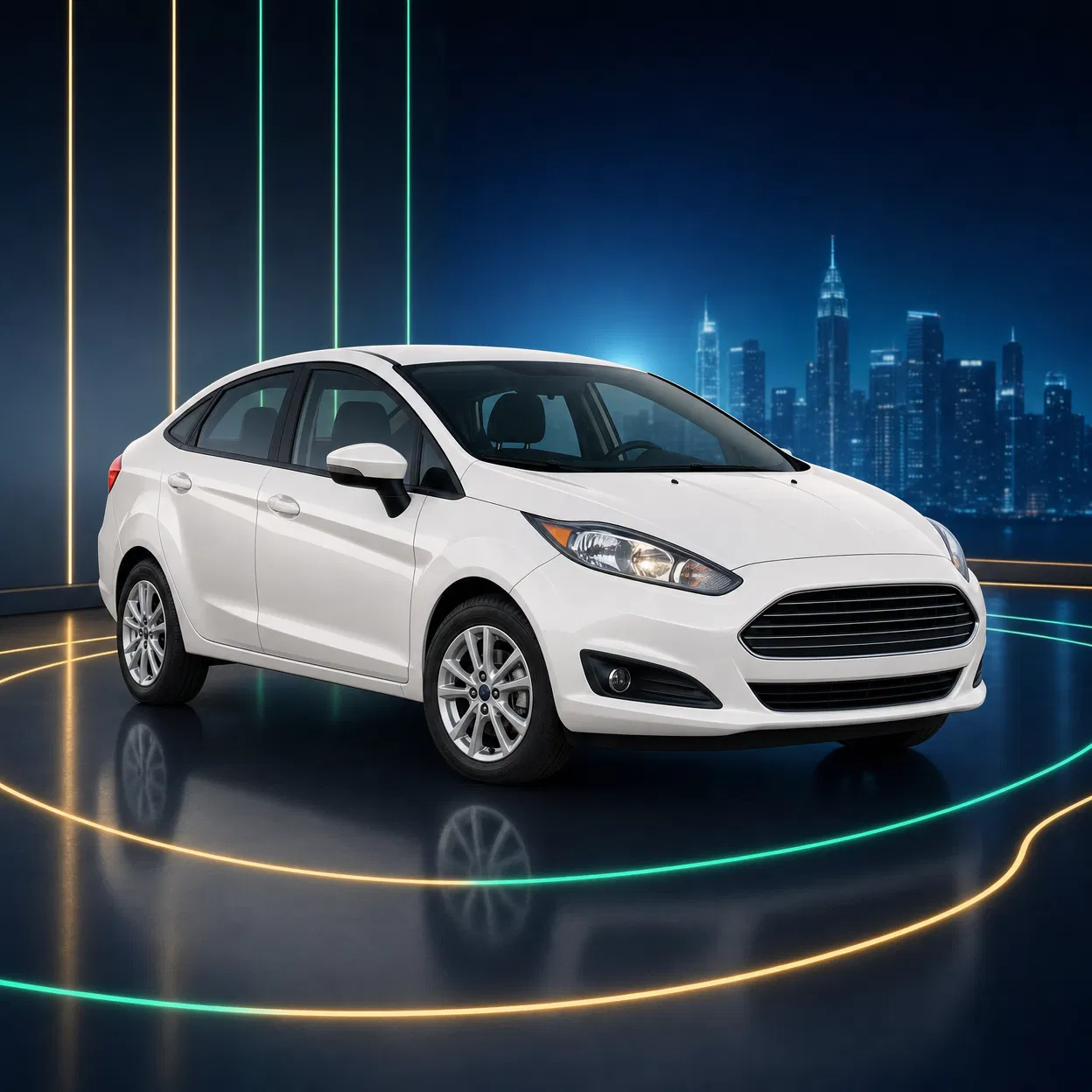Ford Fiesta 2017 rental card