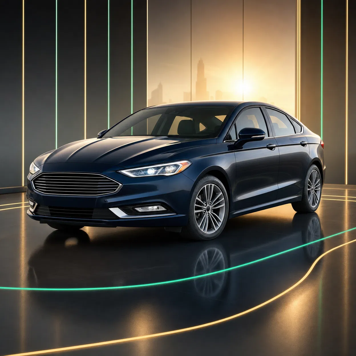 Ford Fusion 2018 rental card