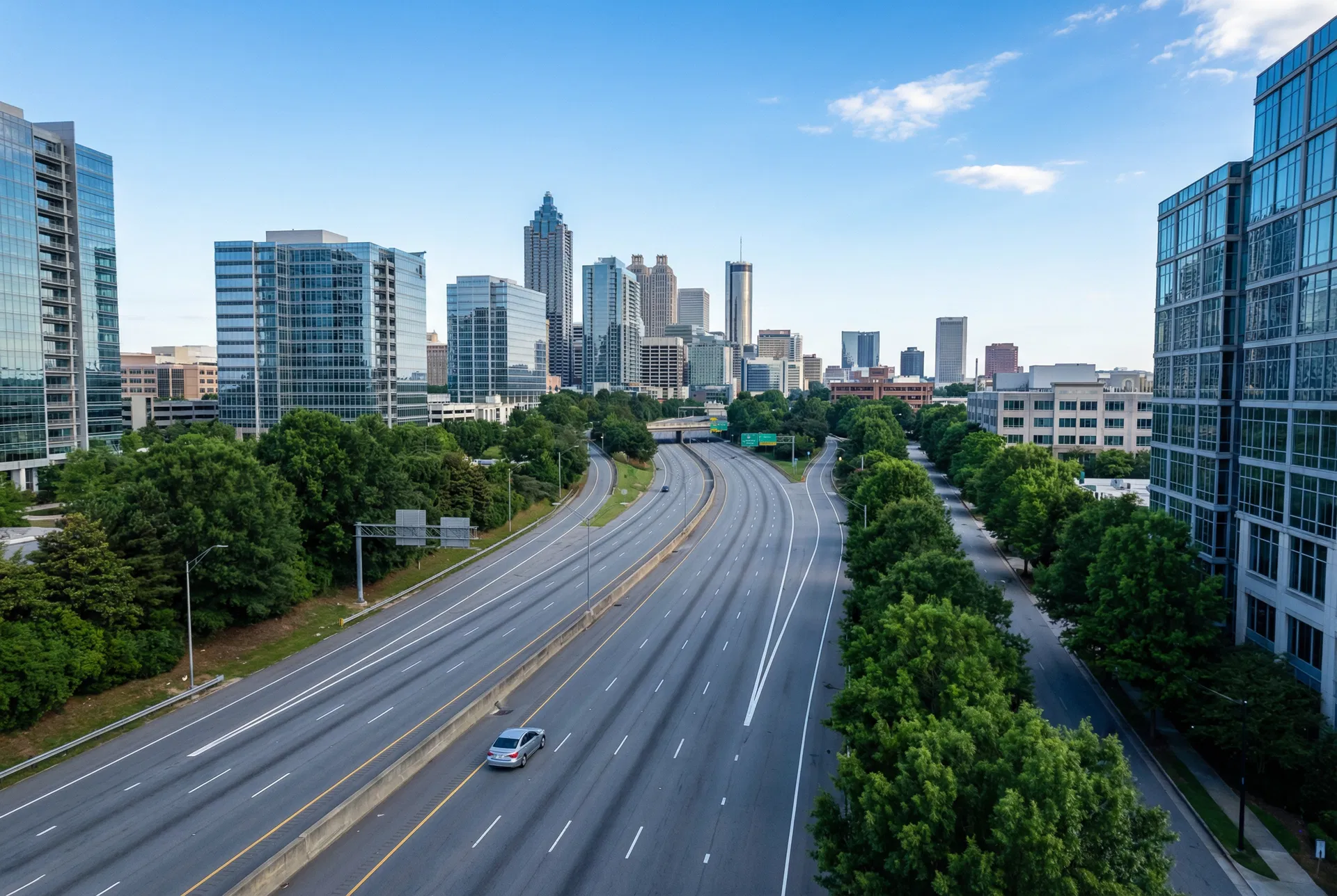 Atlanta, Georgia cityscape - Skycrest Car Rentals service area