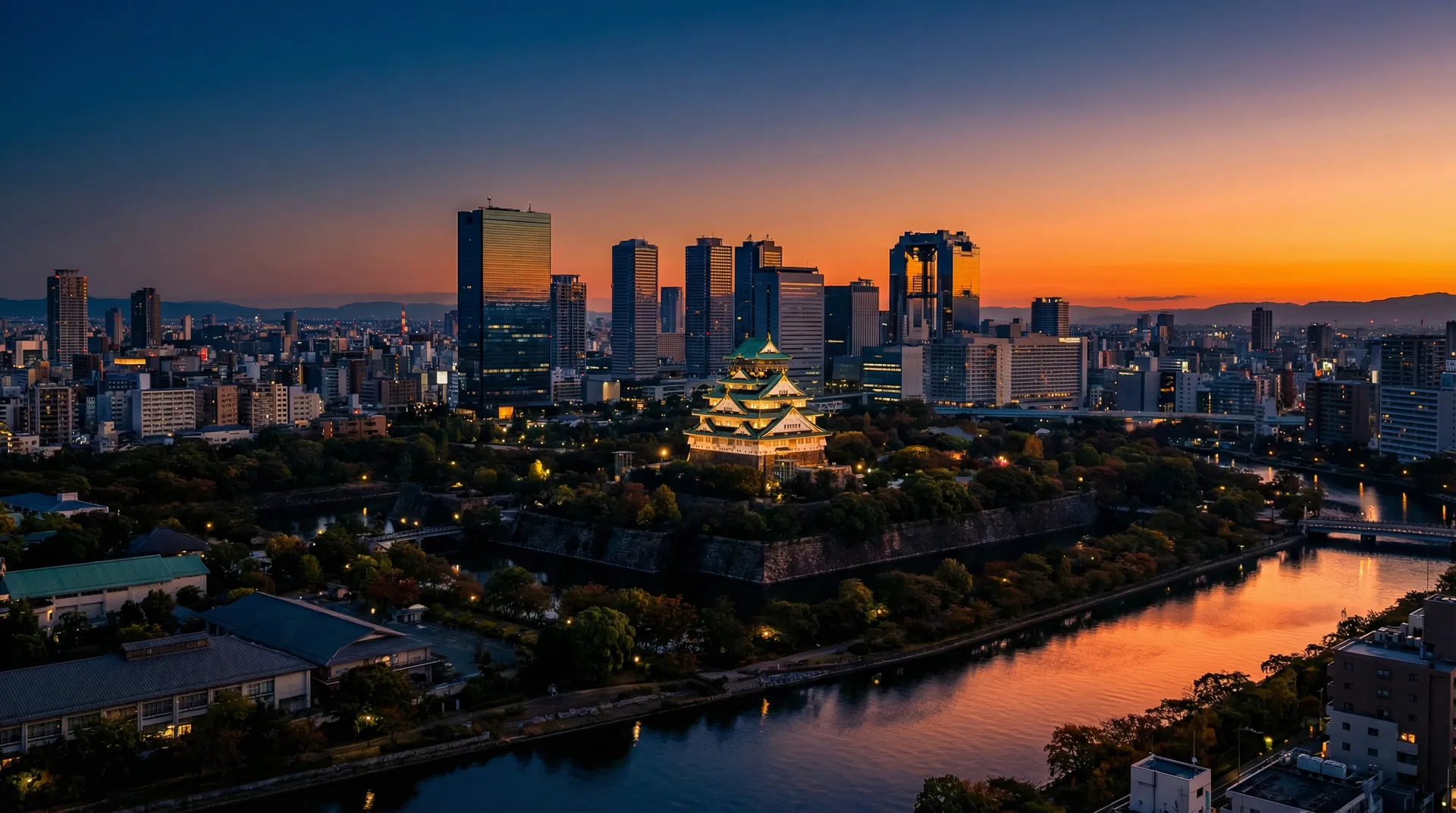 Osaka skyline
