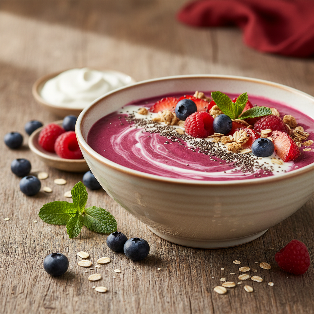 Berry Blast Kvarg Power Smoothie