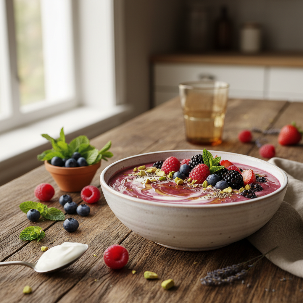 Berry Blast Kvarg Power Smoothie